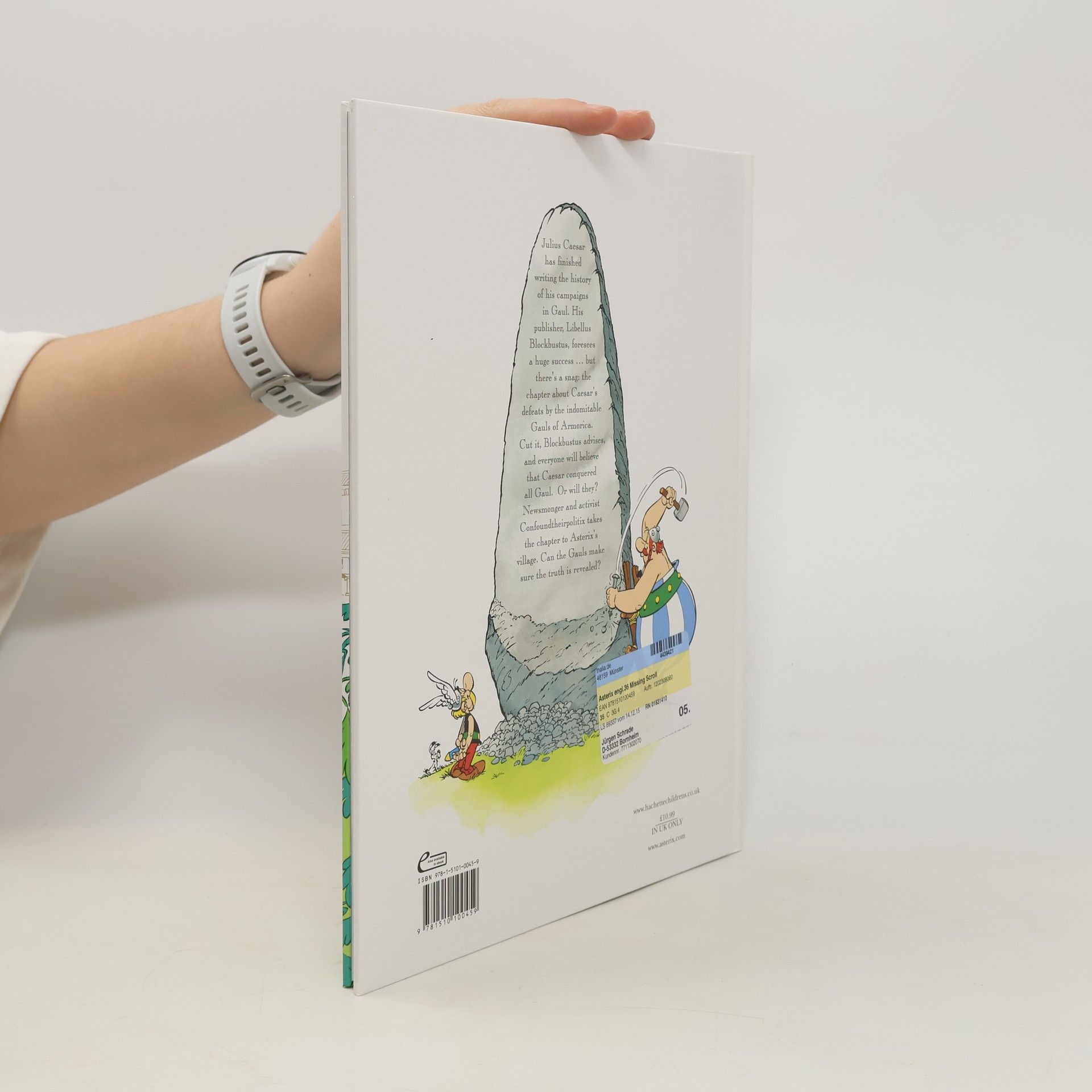 Didier Conrad Asterix and the Missing Scroll. Asterix - Der Papyrus des Cäsar, englische Ausgabe