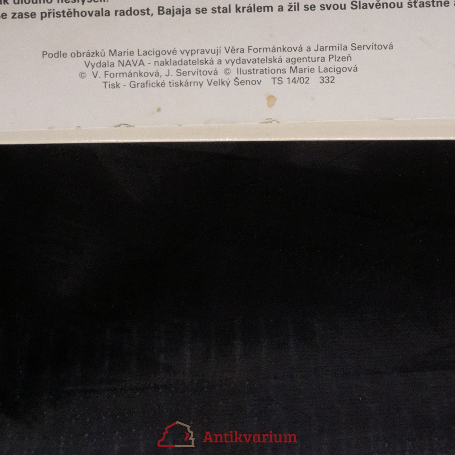 Marie Lacigová Princ Bajaja