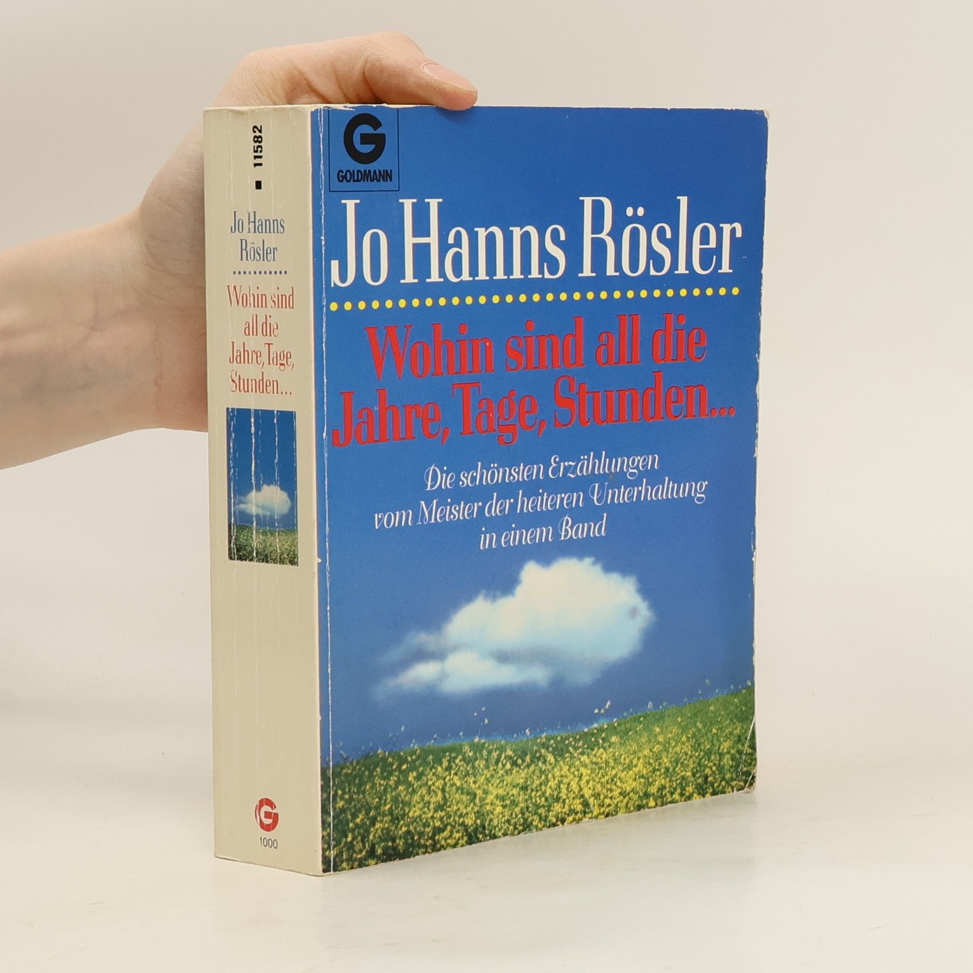 Jo Hanns Rösler Wohin sind all die Jahre, Tage, Stunden