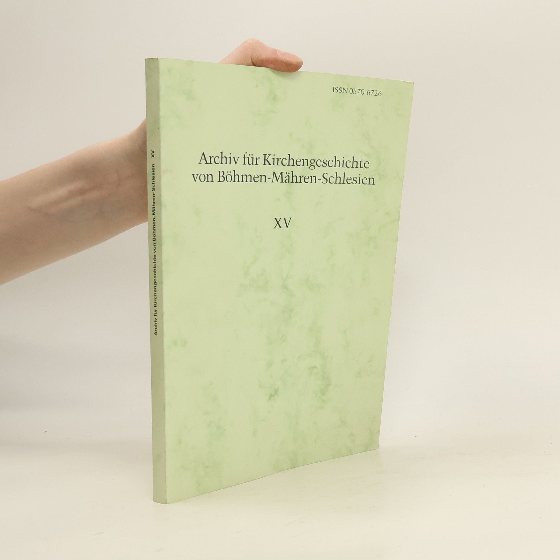 Collectif d'auteurs Archiv für Kirchengeschichte von Böhmen-Mähren-Schlesien XV