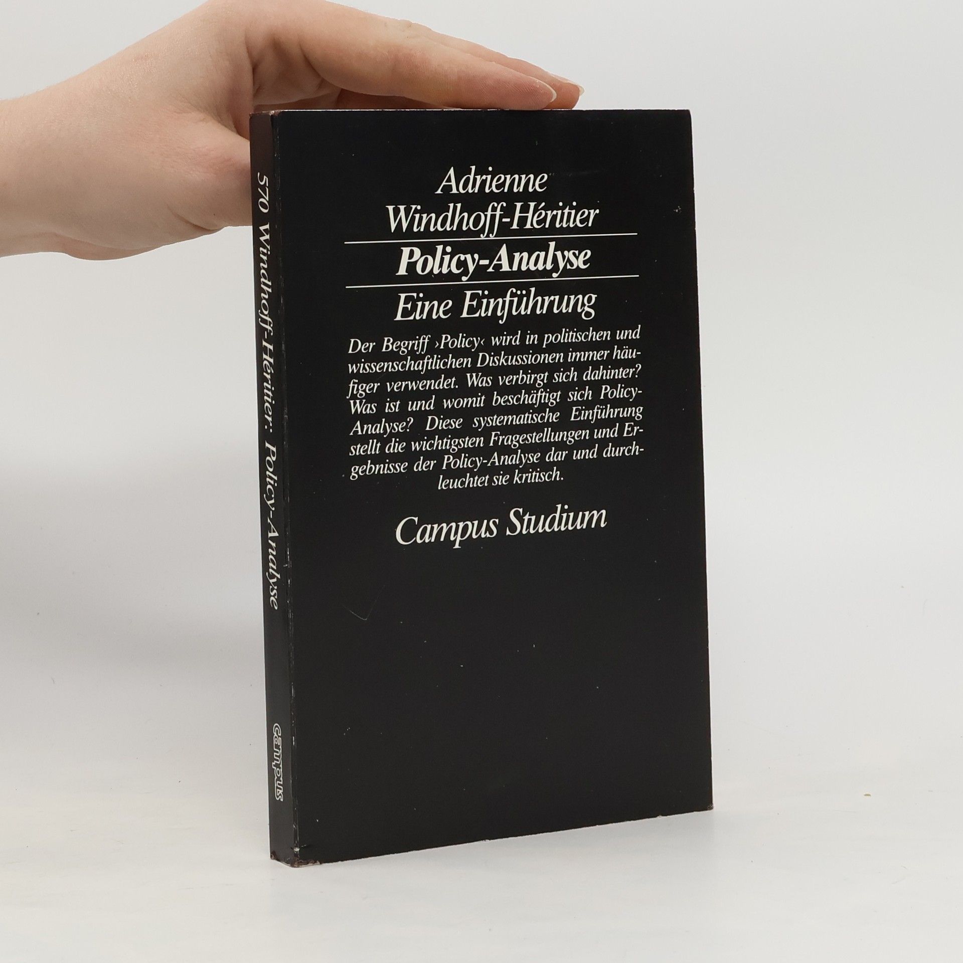 Adrienne Windhoff He ritier Policy-Analyse