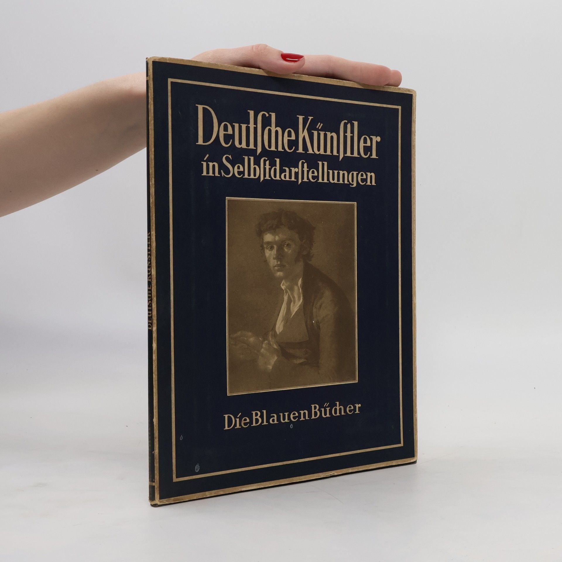 Autorenkollektiv Deutsche Künstler in Selbstdarstellungen.Die blauen Bücher