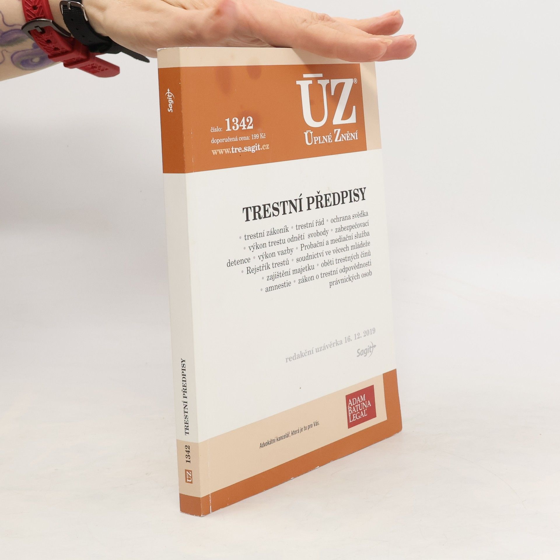 kolektiv Trestní předpisy [ÚZ 2019 č. 1342]