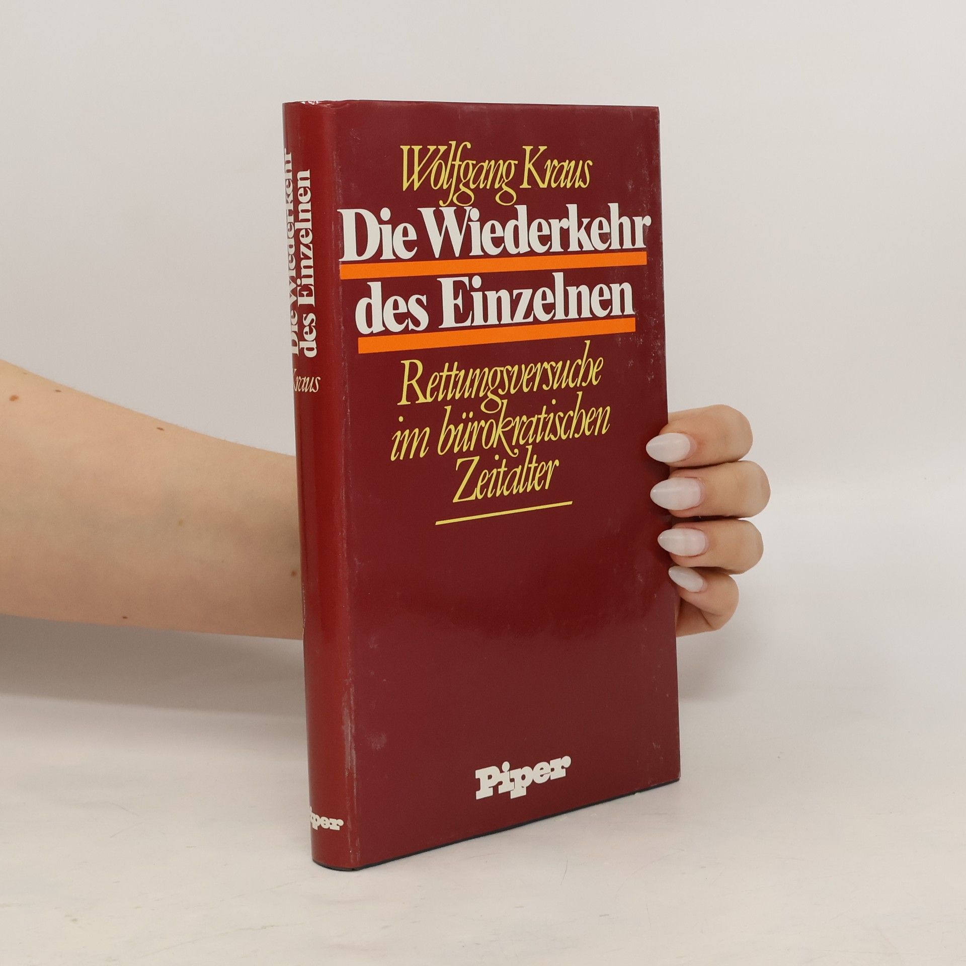 Wolfgang Kraus Die Wiederkehr des Einzelnen