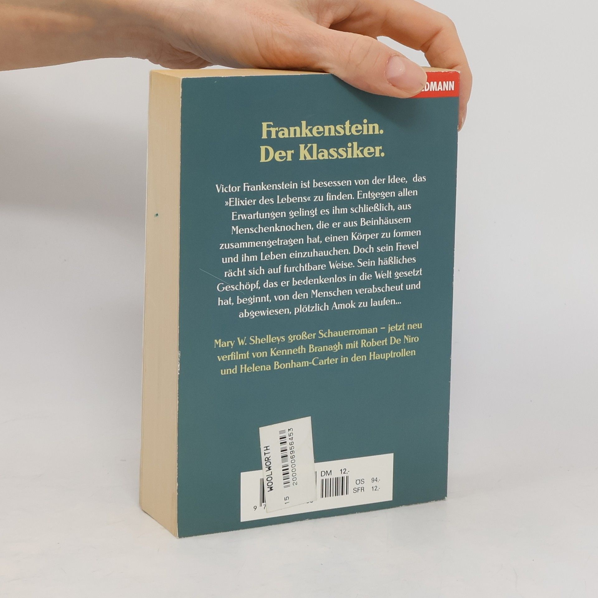 Mary W. Shelley Frankenstein oder der neue Prometheus