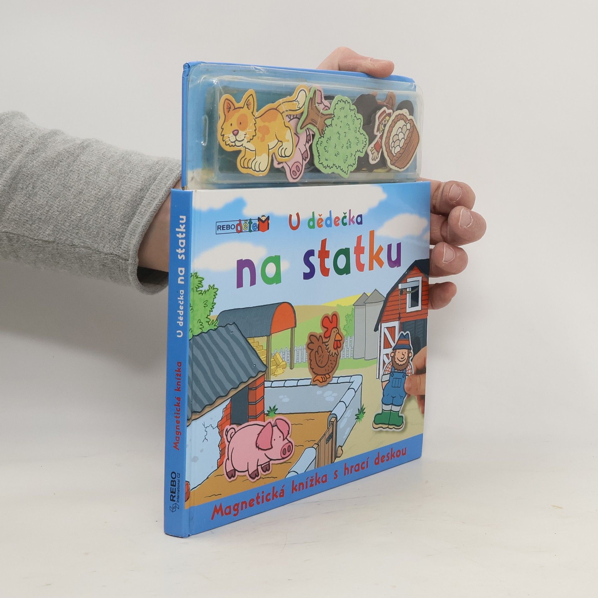 Collectif d'auteurs U dědečka na statku : magnetická knížka s hrací deskou Magnetická knížka - U dědečka na statku