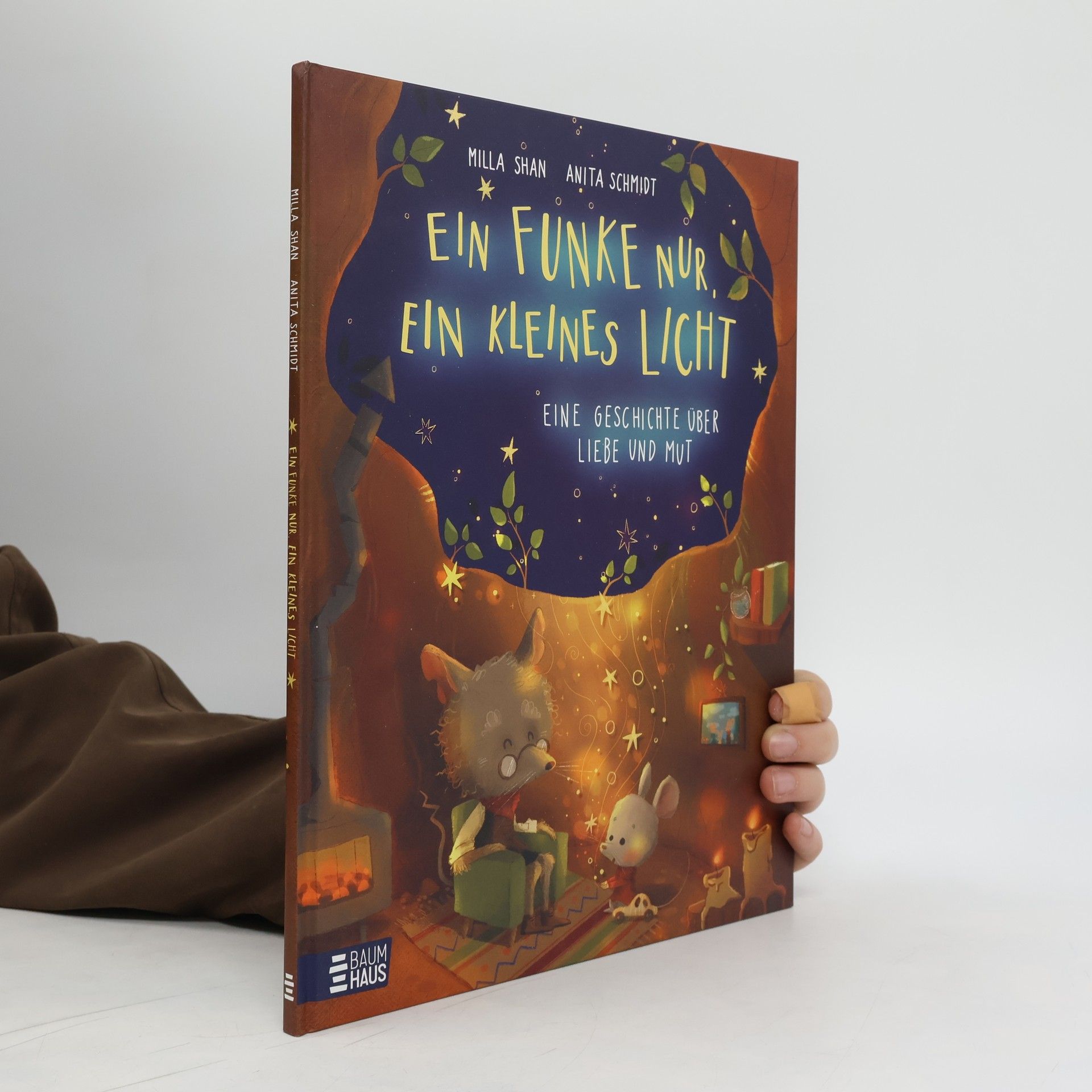 Milla Shan Ein Funke nur, ein kleines Licht - Eine Geschichte über Liebe und Mut. Ein herzerwärmendes Bilderbuch ab 4 Jahren über eine mutige Maus und die Kraft der Liebe und Zuversicht