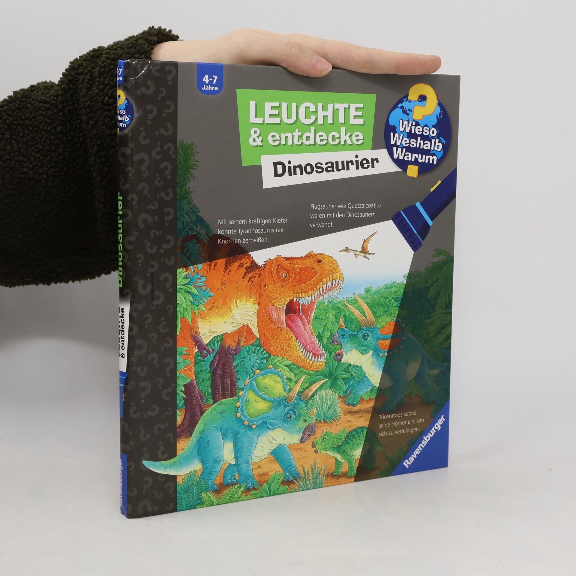 Susanne Gernhäuser Wieso? Weshalb? Warum? Leuchte und entdecke: Dinosaurier (Taschenlampen-Buch mit Folien und Klappen)