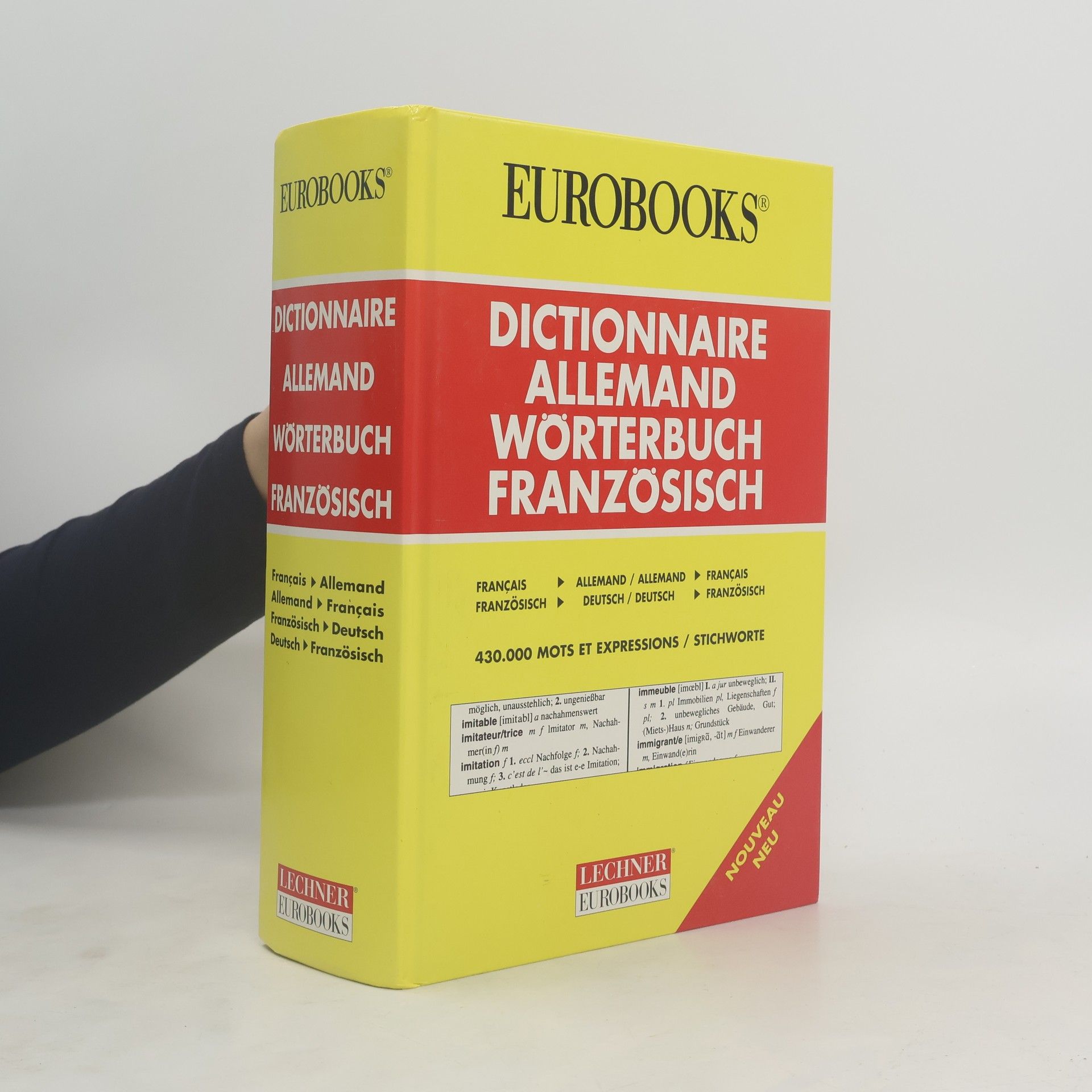 Autorenkollektiv Dictionnaire allemand, Wörterbuch französisch