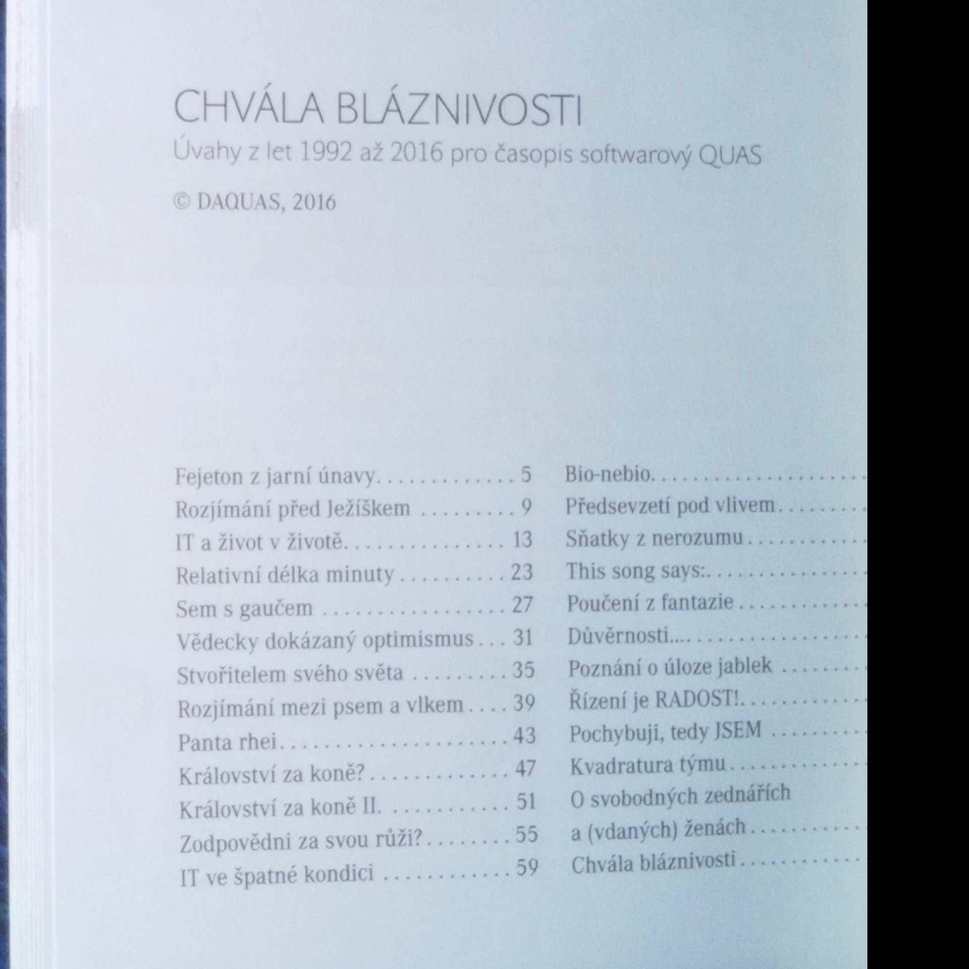 Darina Vodrážková Chvála bláznivosti