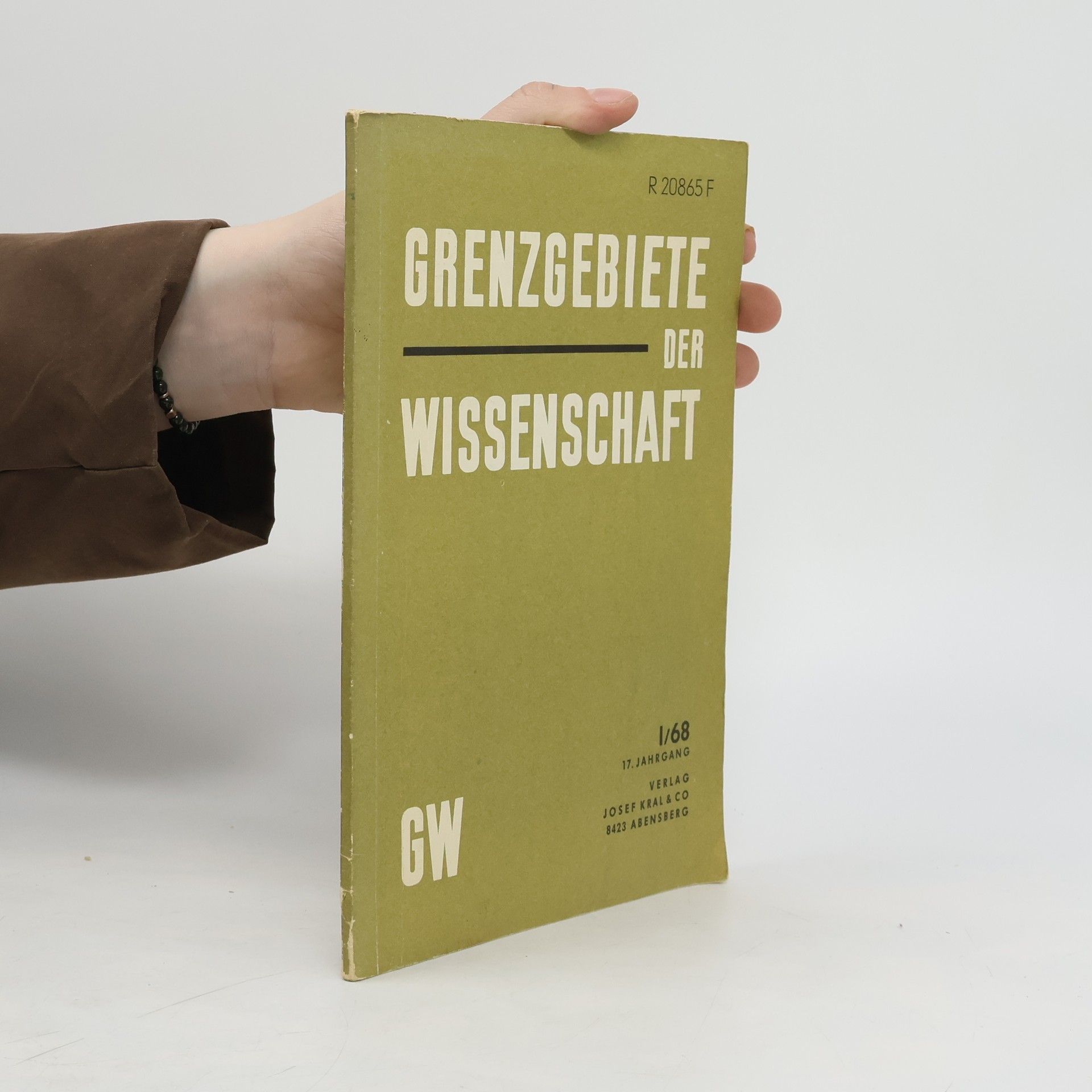 Autorenkollektiv Grenzgebiete der Wissenschaft 1/68