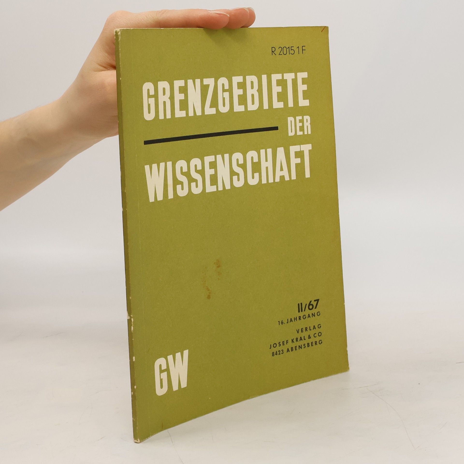 kolektiv Grenzgebiete der Wissenschaft II/67