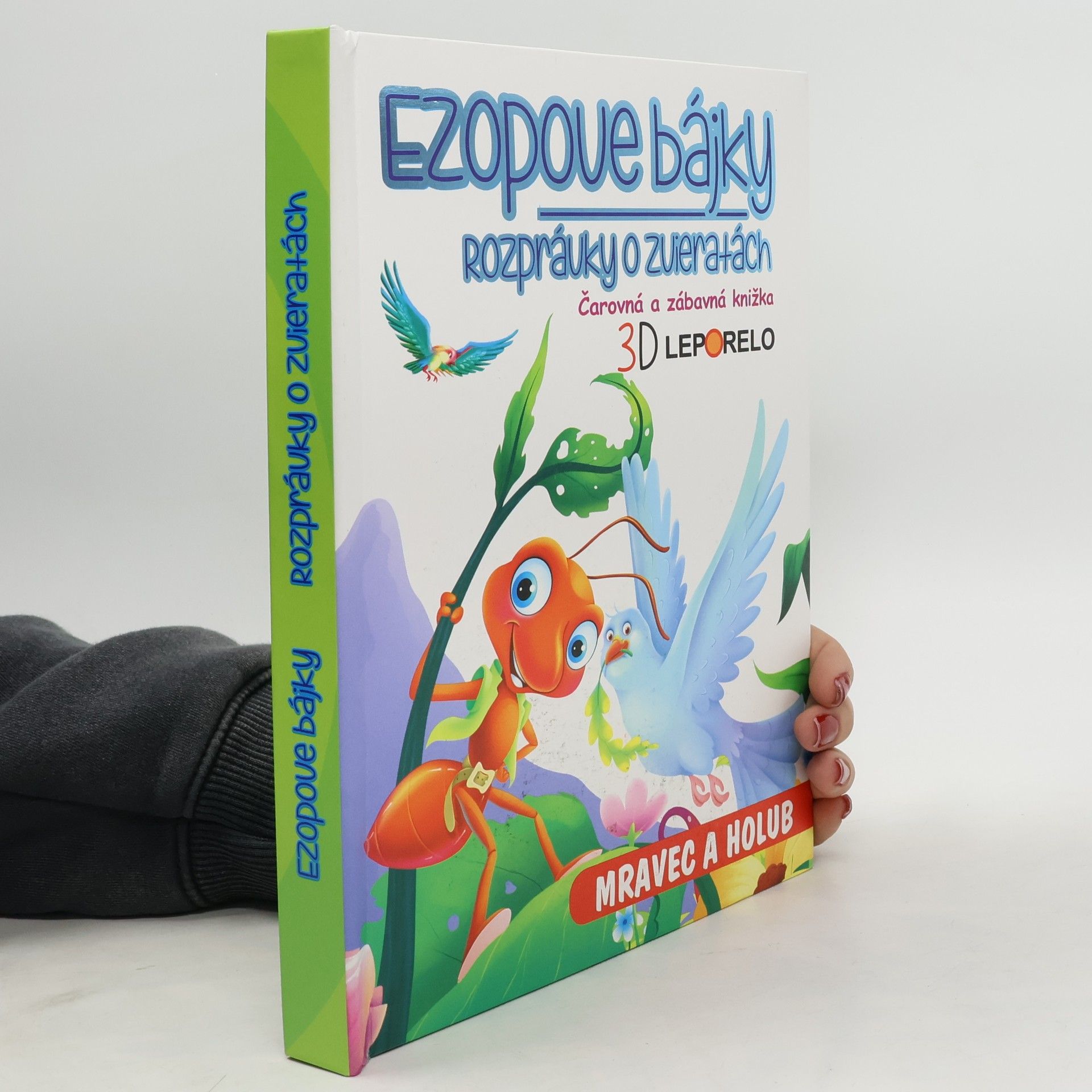Foni book SK Ezopove bájky - Mravec a holub (3D leporelo)