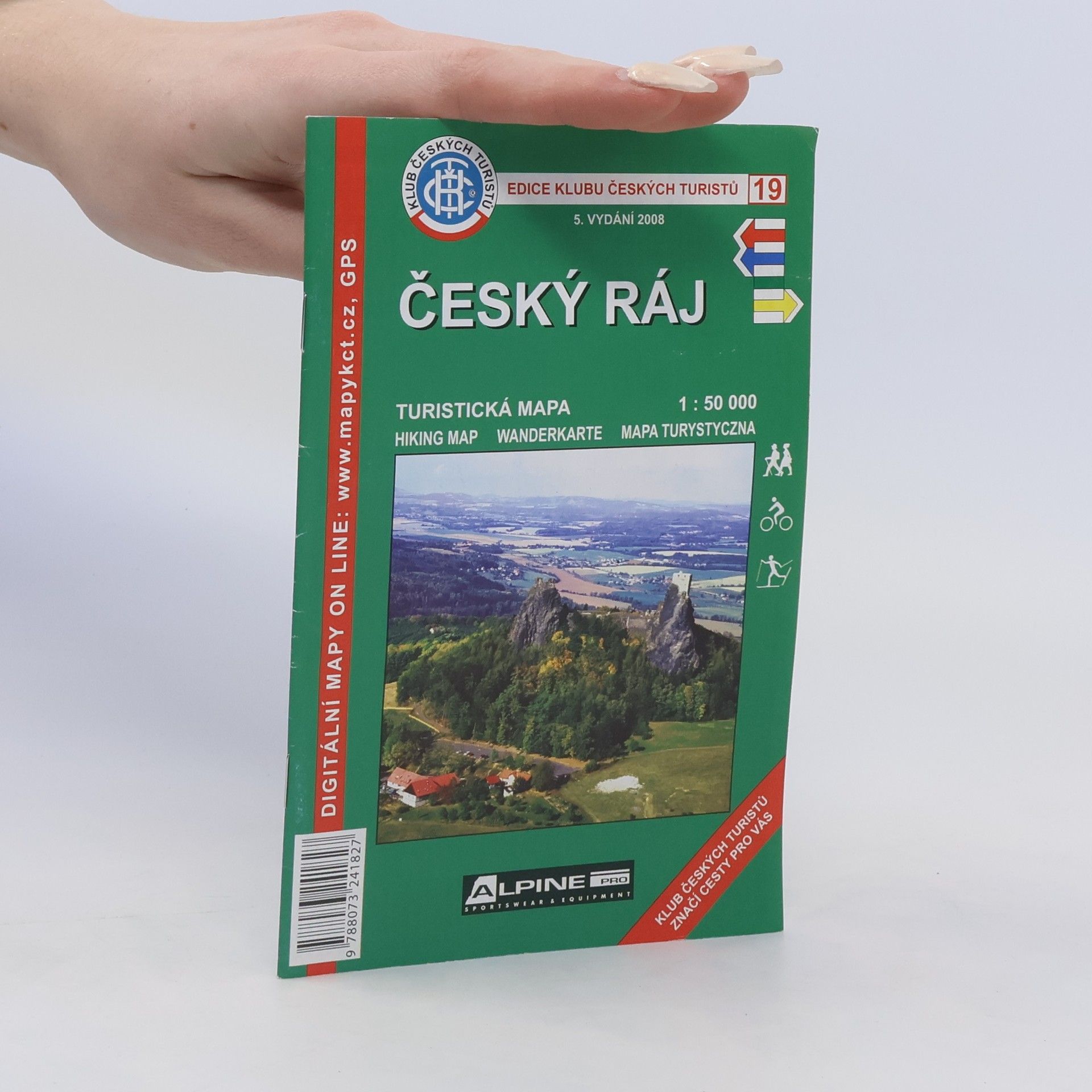 Klub českých turistů ( ) Český ráj turistická mapa 1:50 000