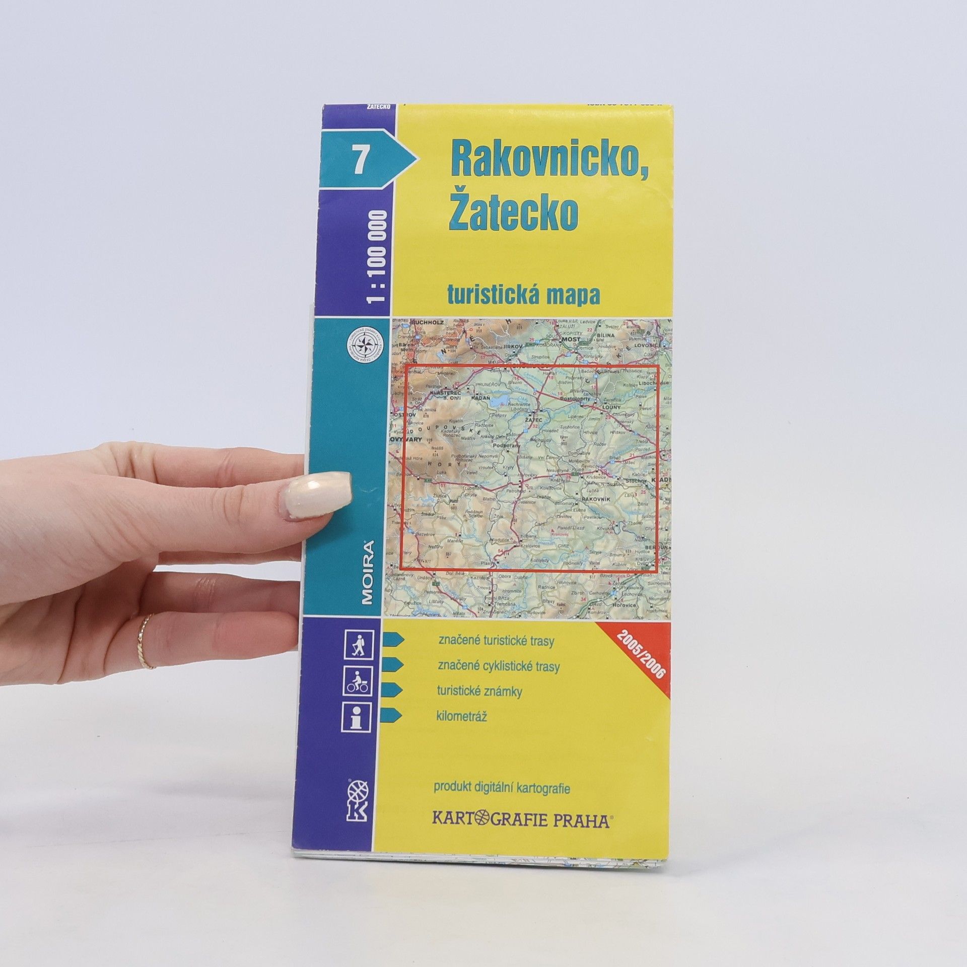 Kartografie Praha Rakovnicko, Žatecko 1:100 000