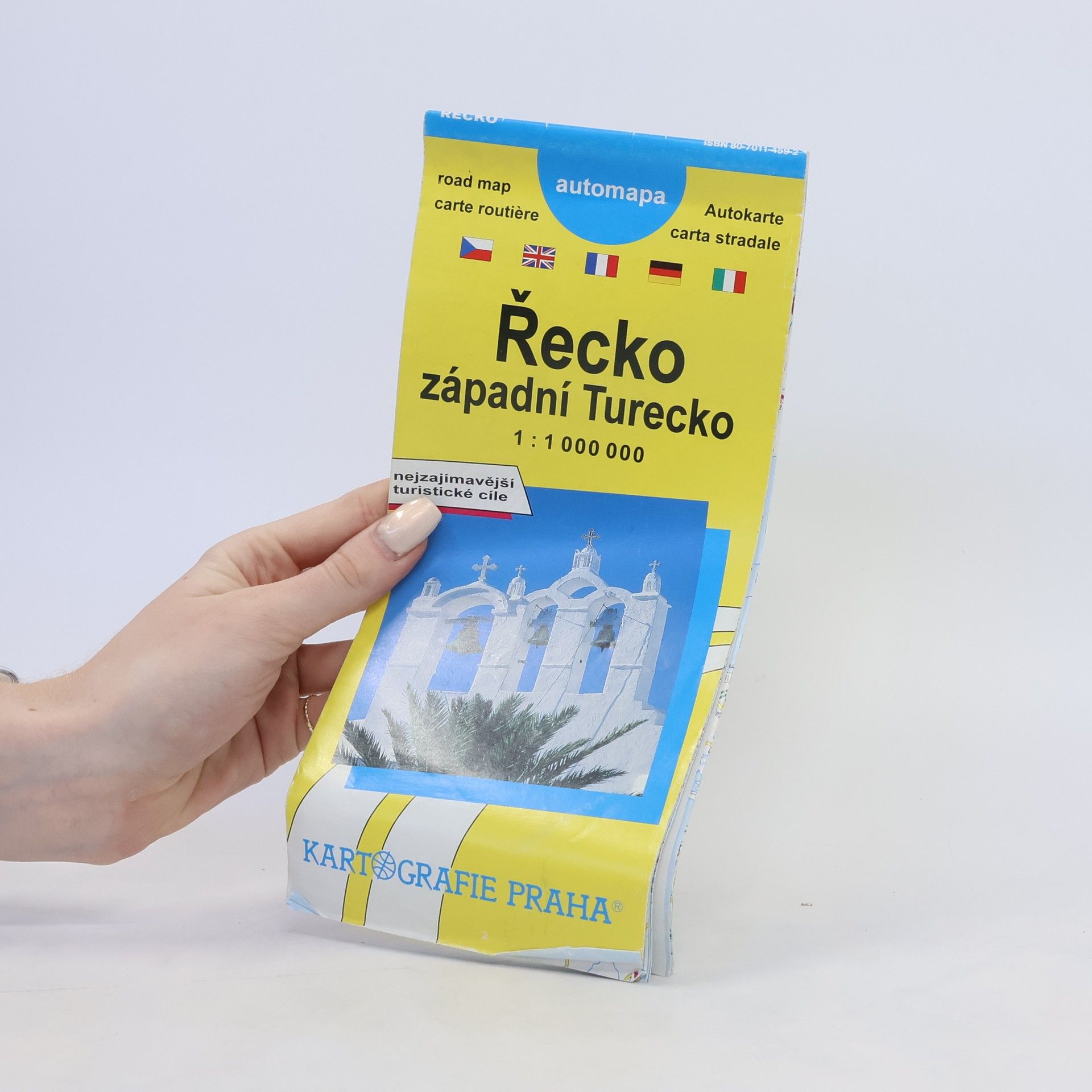 Kartografie Praha Řecko, západní Turecko