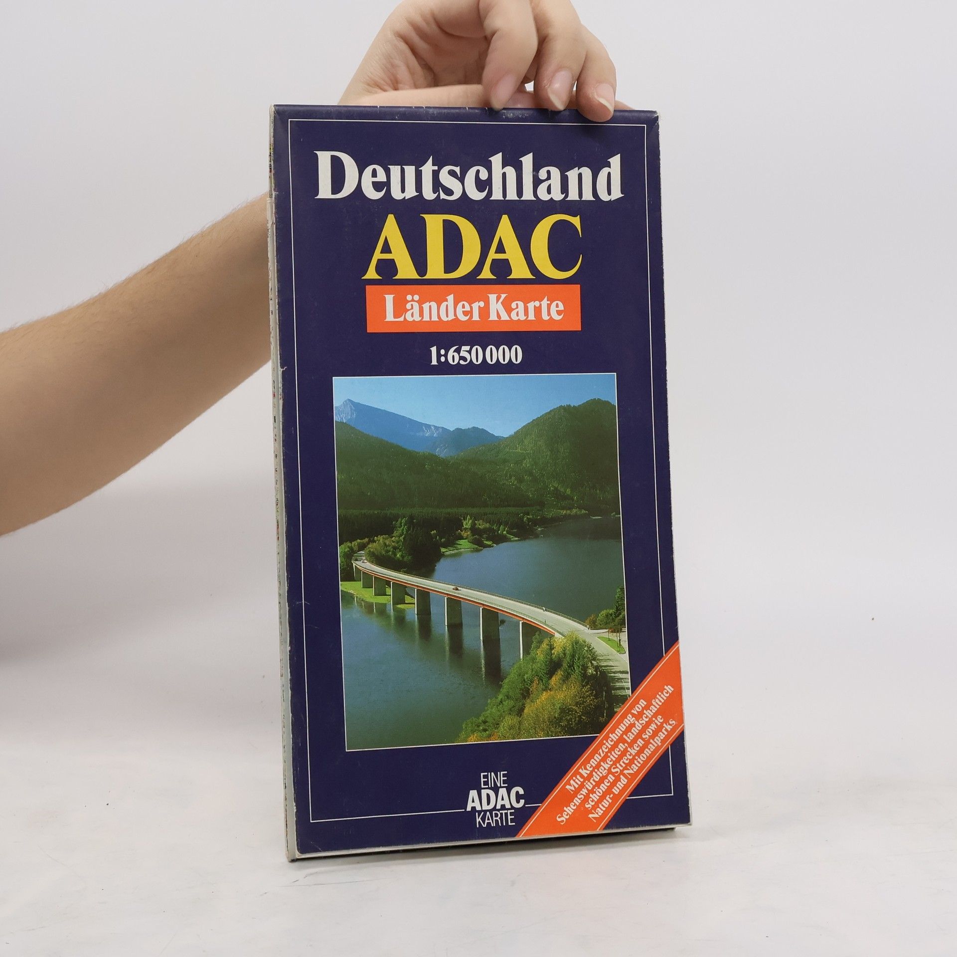 Collectif d'auteurs Deutschland ADAC LänderKarte 1:650 000