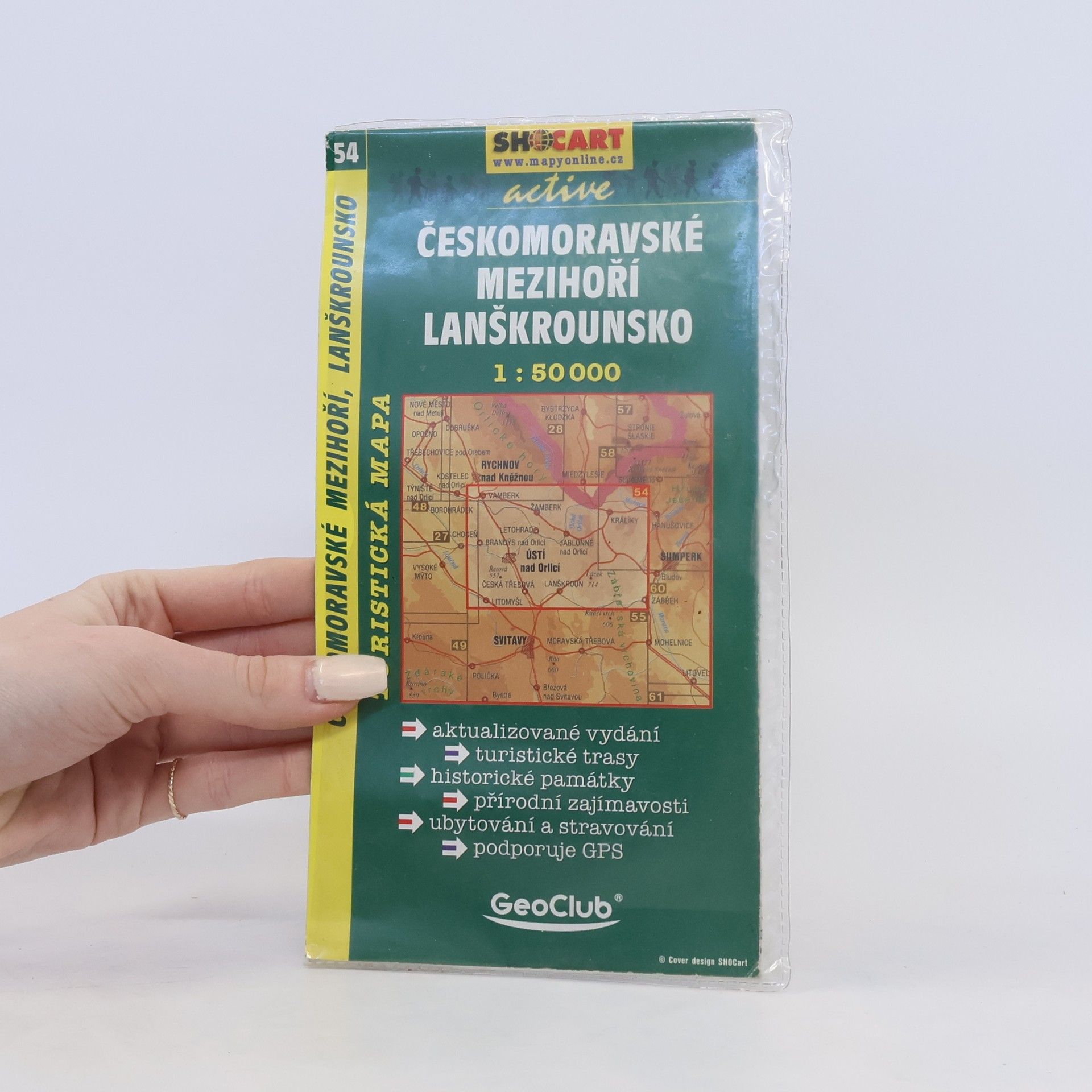 Auteurscollectief Českomoravské mezihoří Lanškrounsko 1:50T