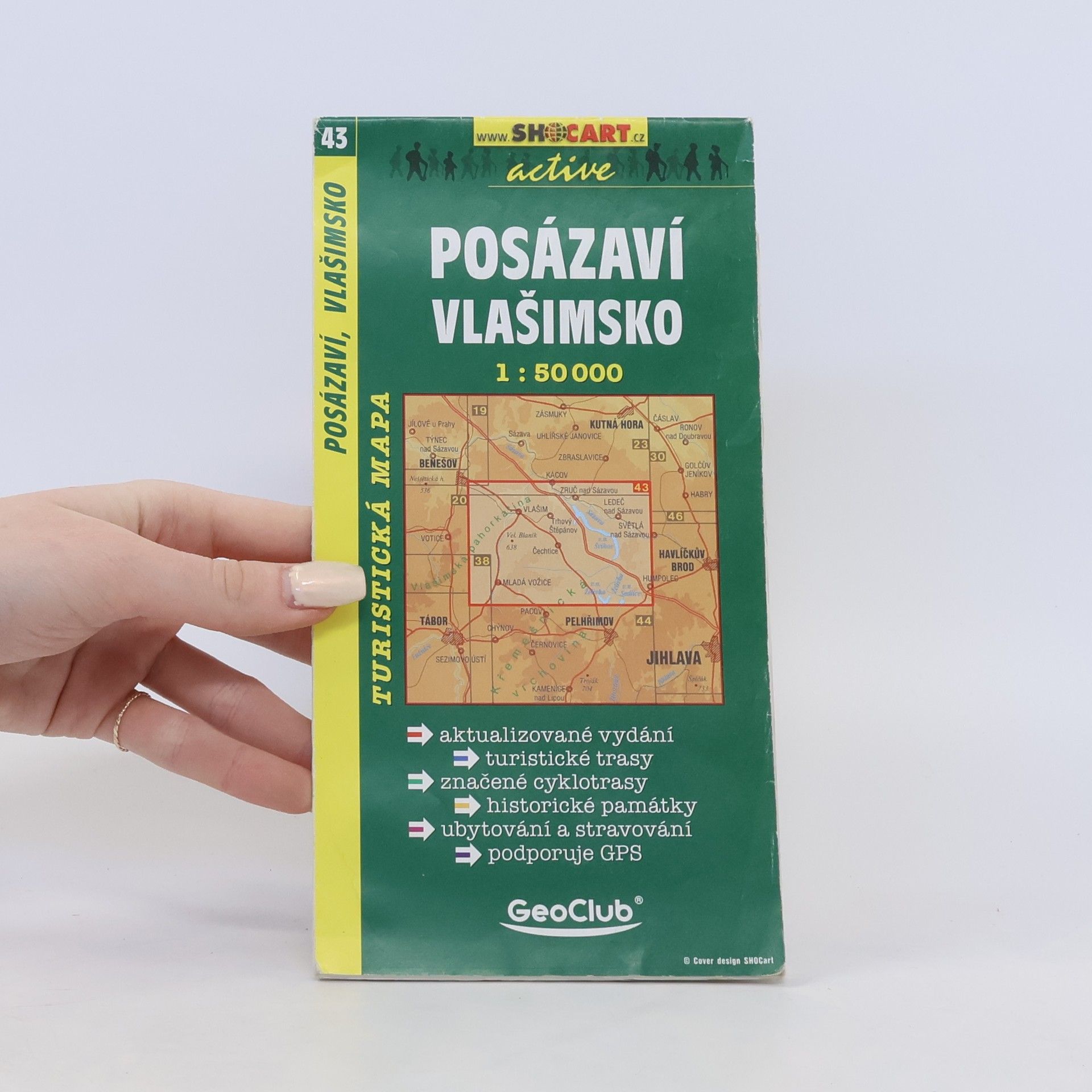 SHOCart Posázaví, Vlašimsko - 1:50 000 turistická mapa