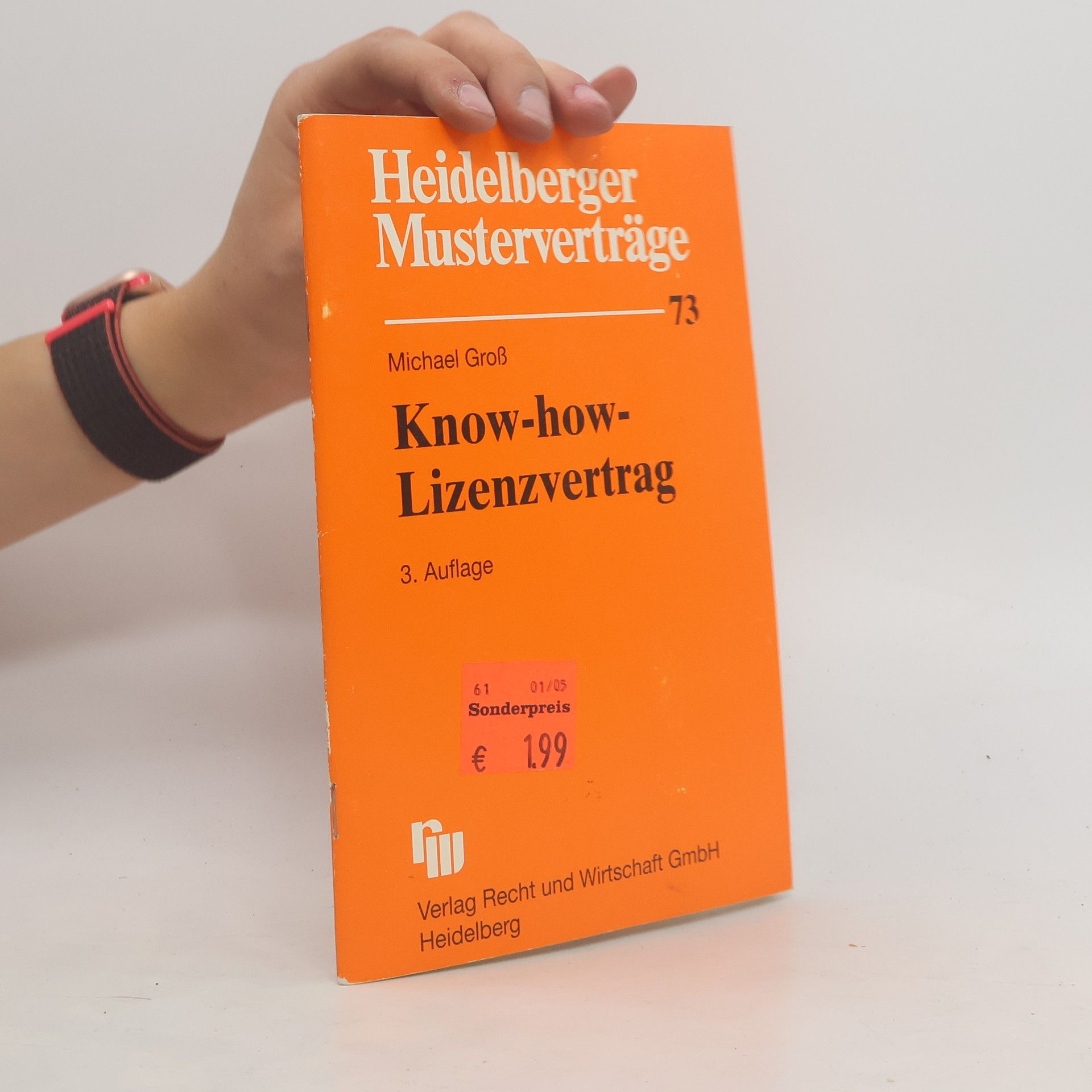 Michael Groß Know-how-Lizenzvertrag