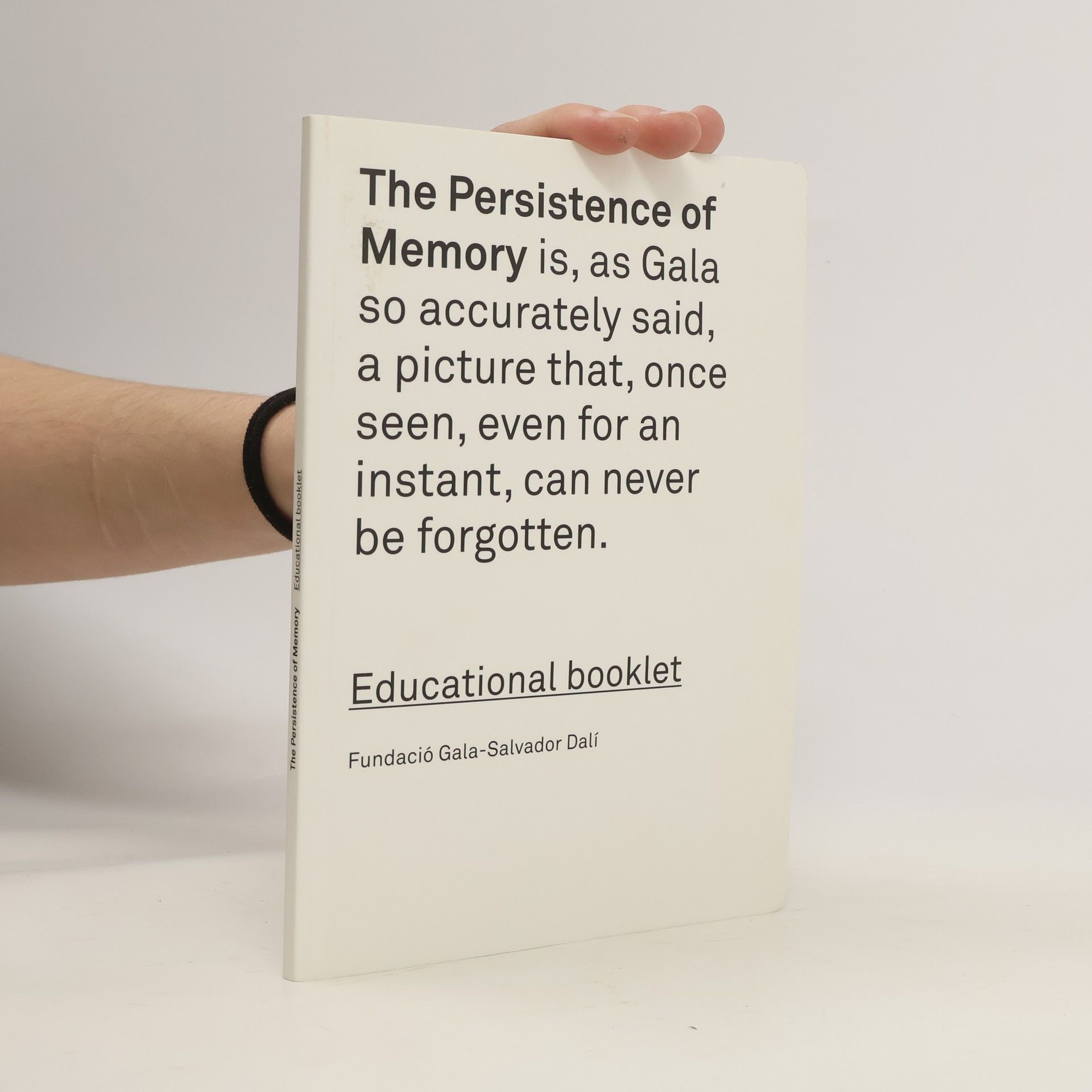 AA.VV. The Persistence of Memory. Educational booklet