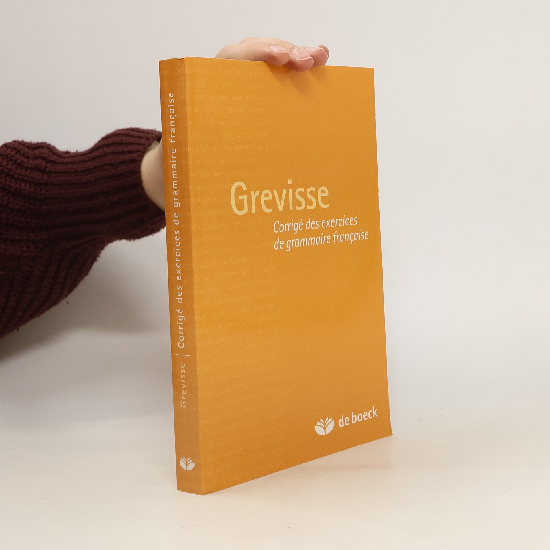 Maurice Grevisse Grevisse. Corrigé des exercices de grammaire française