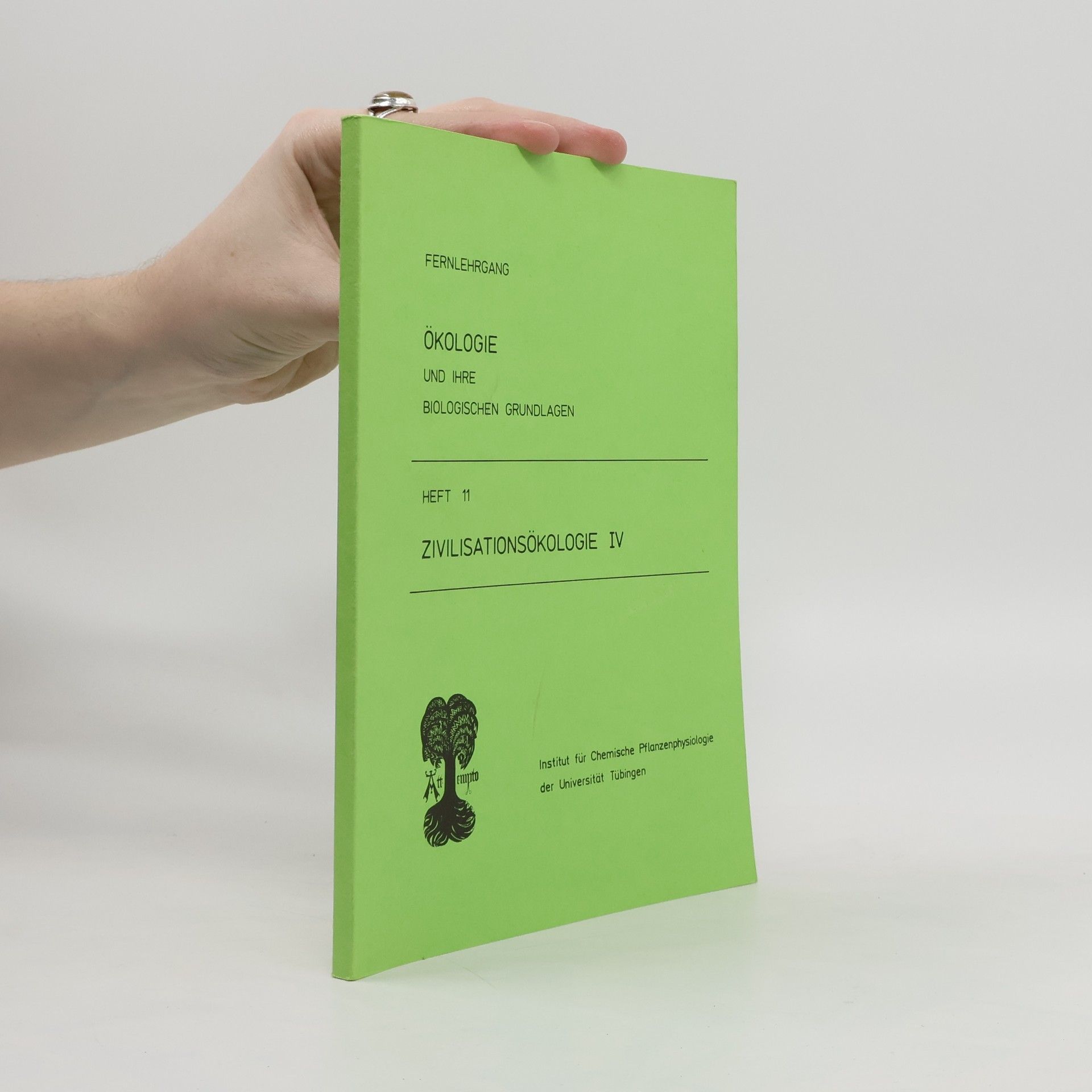 Autorenkollektiv Ökologie und ihre biologischen Grundlagen. Heft 11