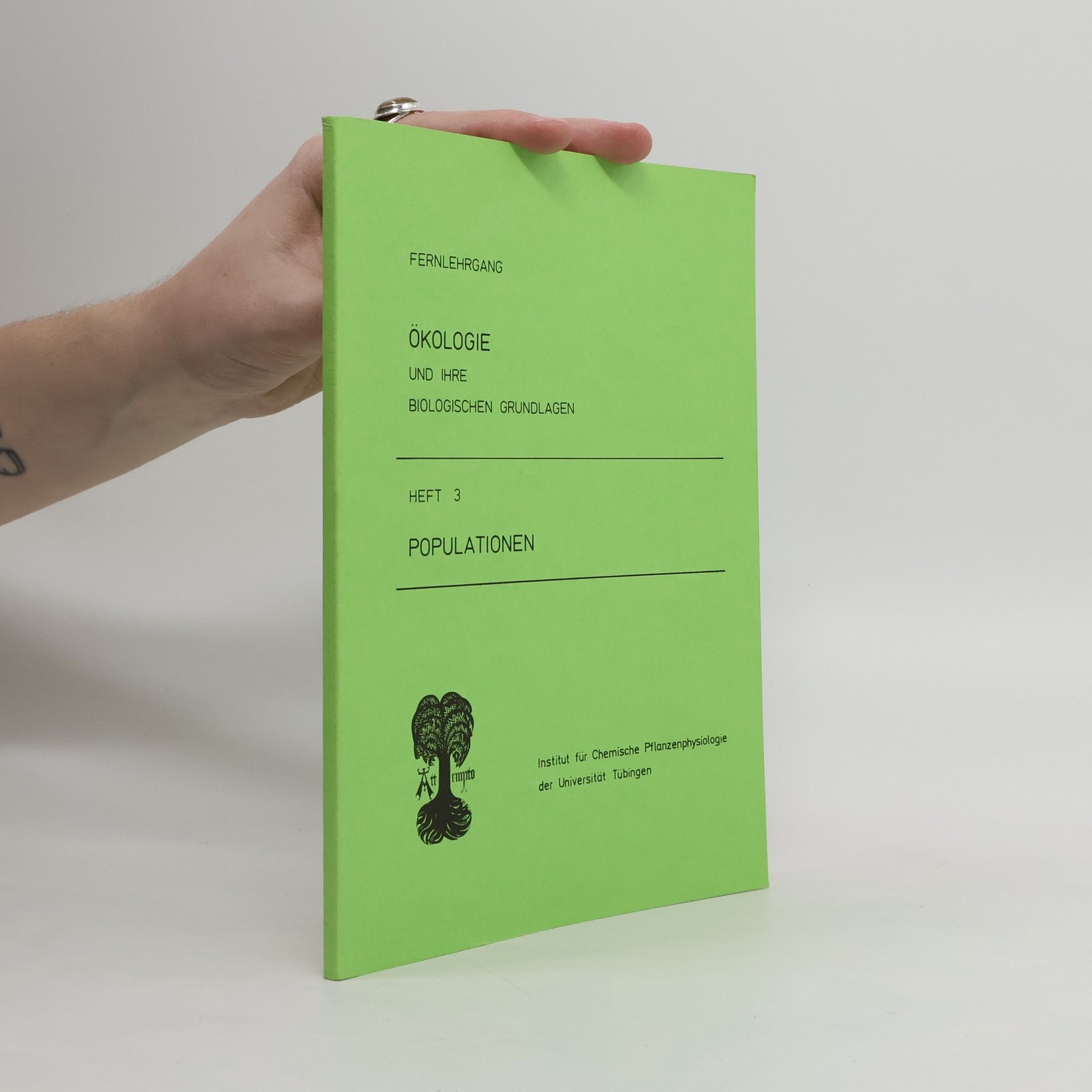 Collectif d'auteurs Ökologie und ihre biologischen Grundlagen 3. Populationen