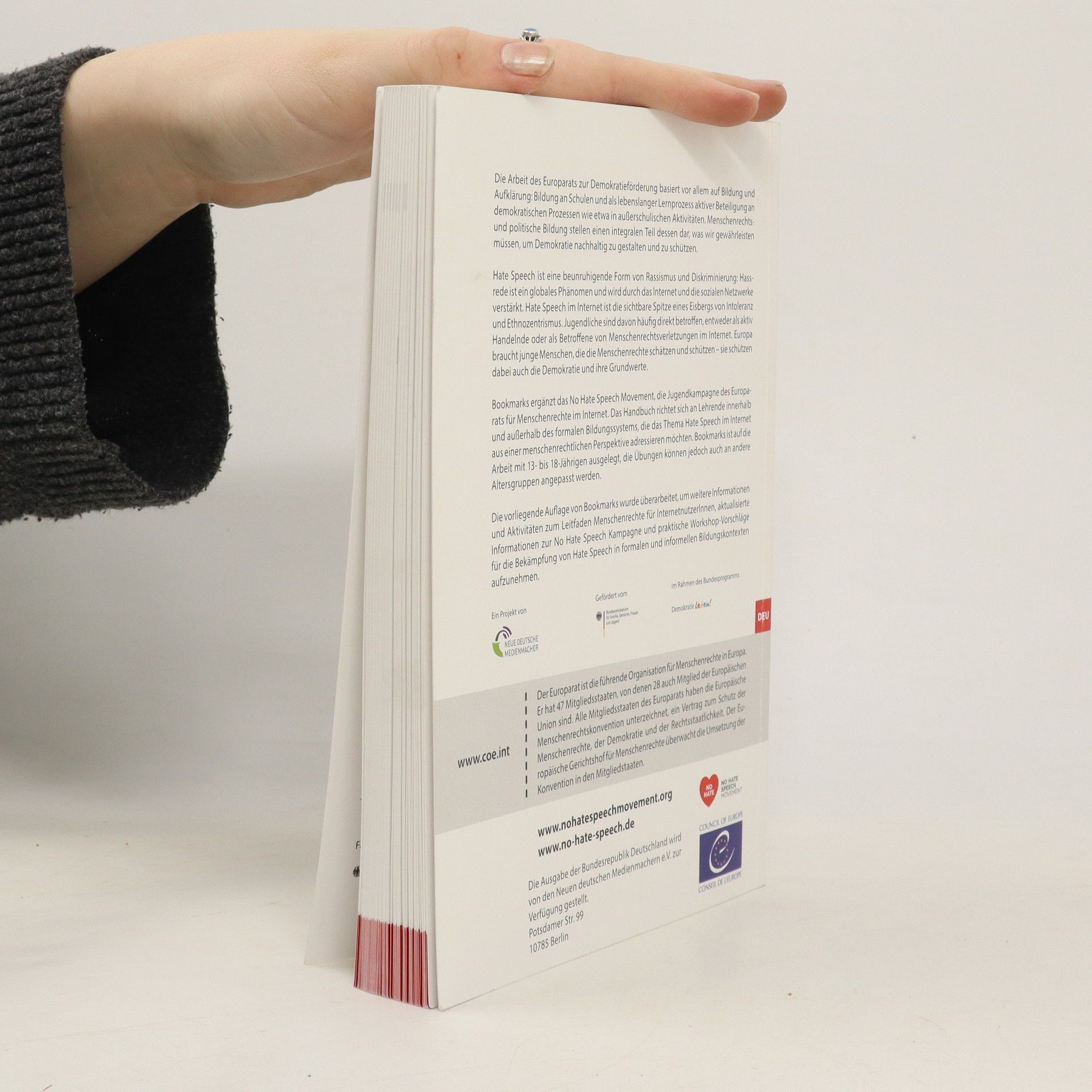 kolektiv Bookmarks. Bekämpfung von Hate Speech im Internet durch Menschenrechtsbildung