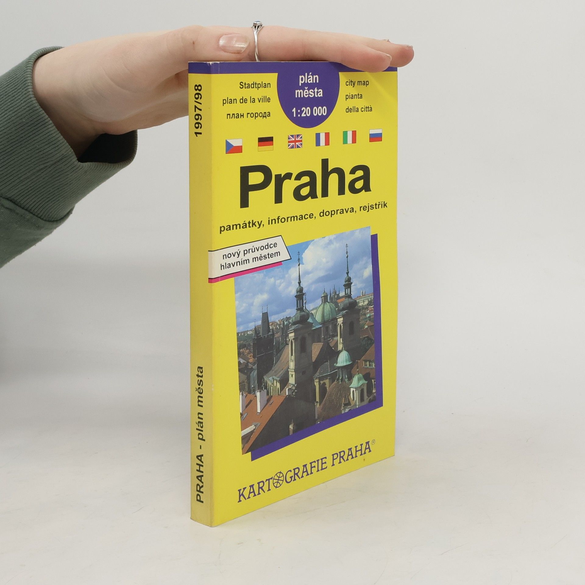 Kolektív autorov Praha plán města 1:20 000