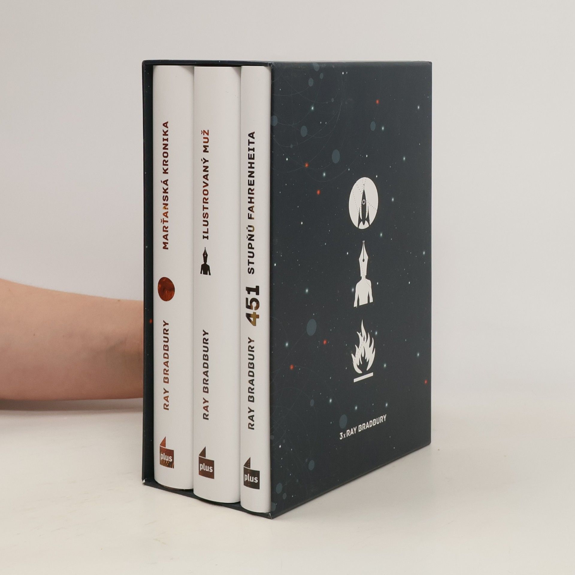 Ray Bradbury 3x Ray Bradbury. BOX : 3 svazky viz foto