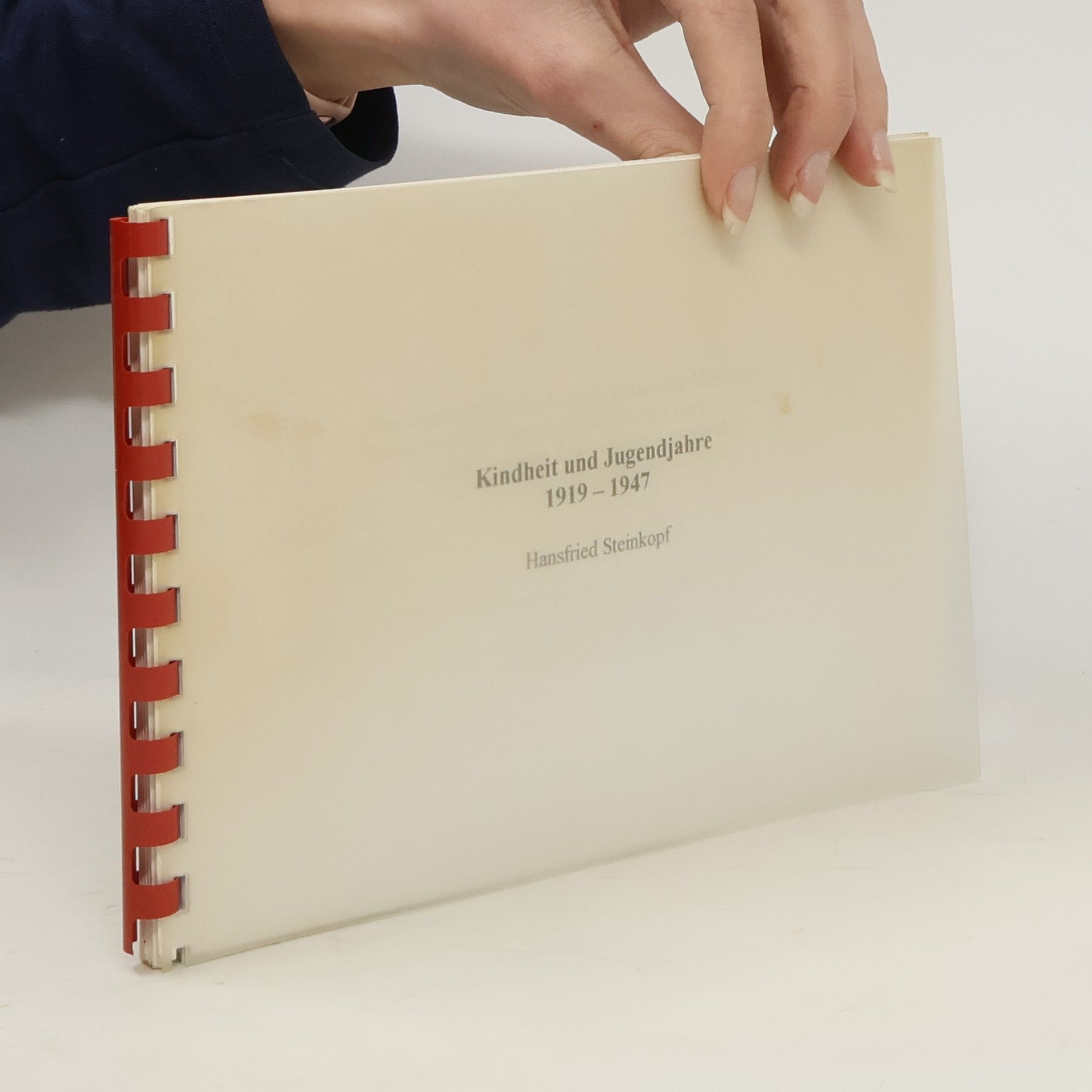 Hansfried Steinkopf Kindheit und Jugendjahre 1919-1947