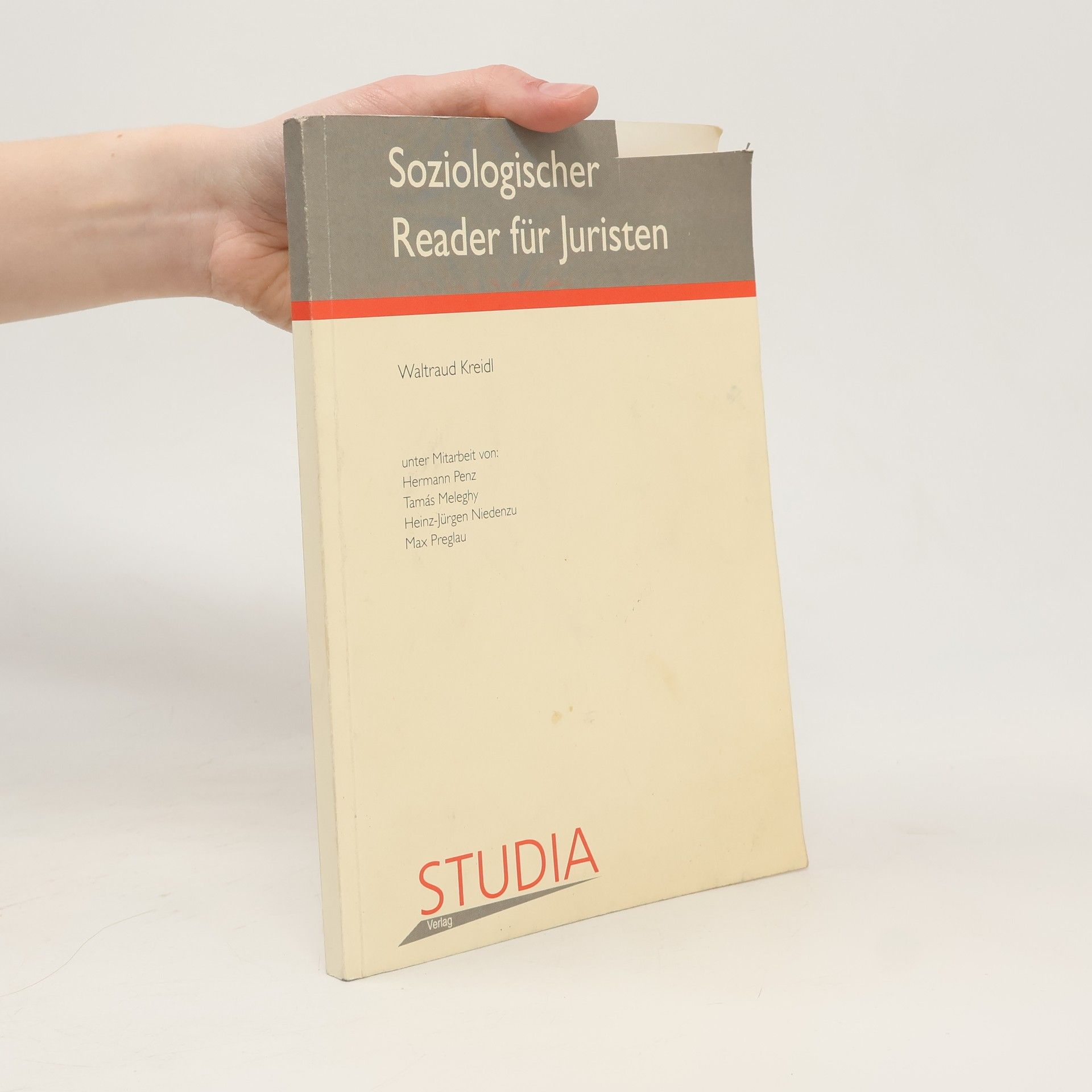 Waltraud Kreidl Soziologischer Reader für Juristen