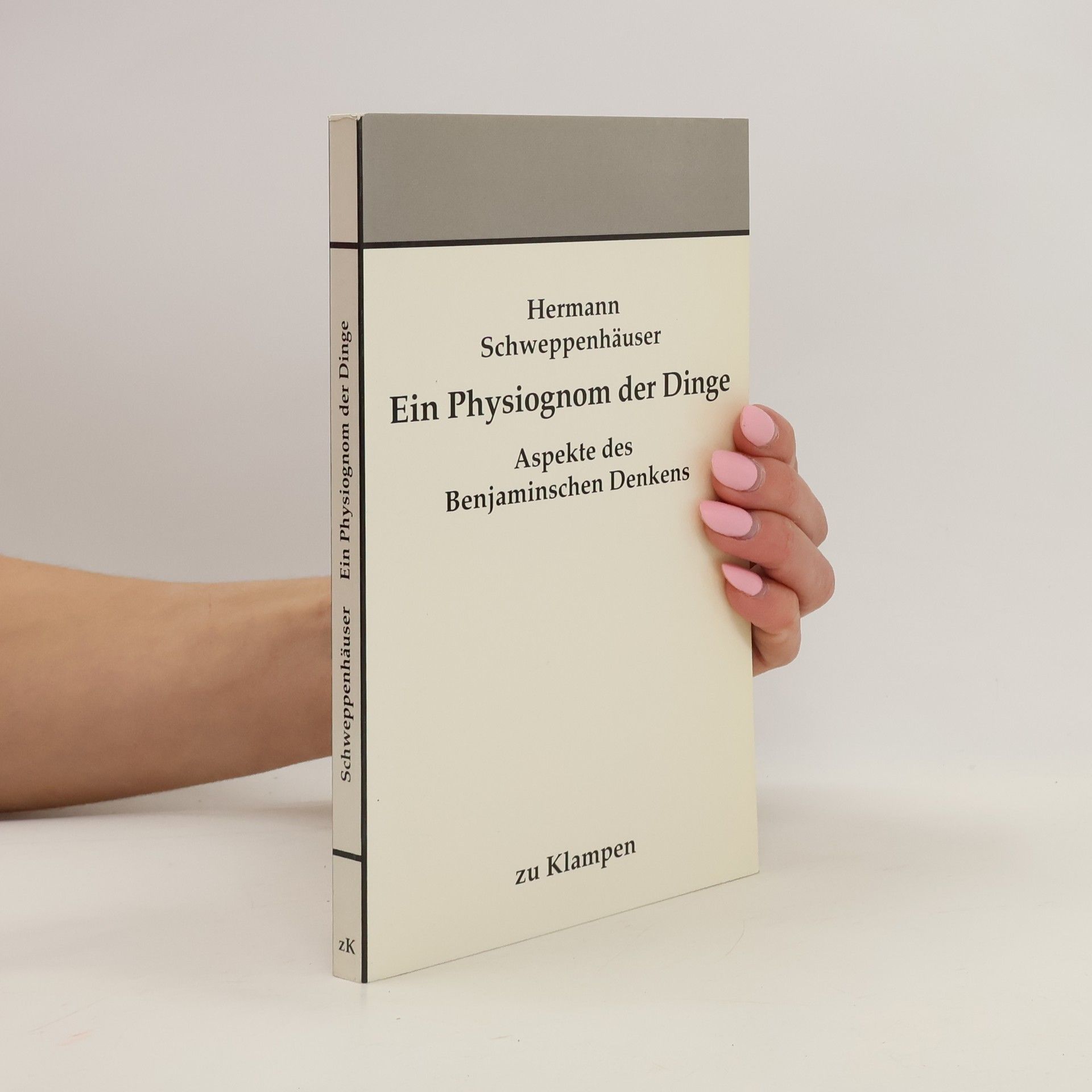 Hermann Schweppenhäuser Ein Physiognom der Dinge