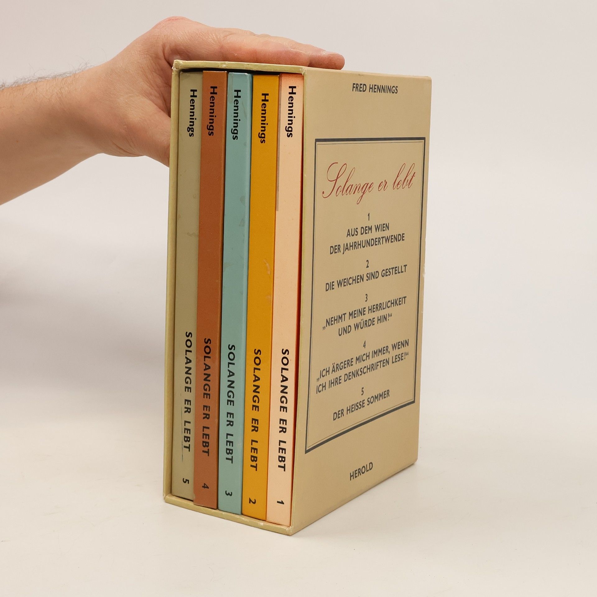 Fred Hennings Solange er lebt 1-5