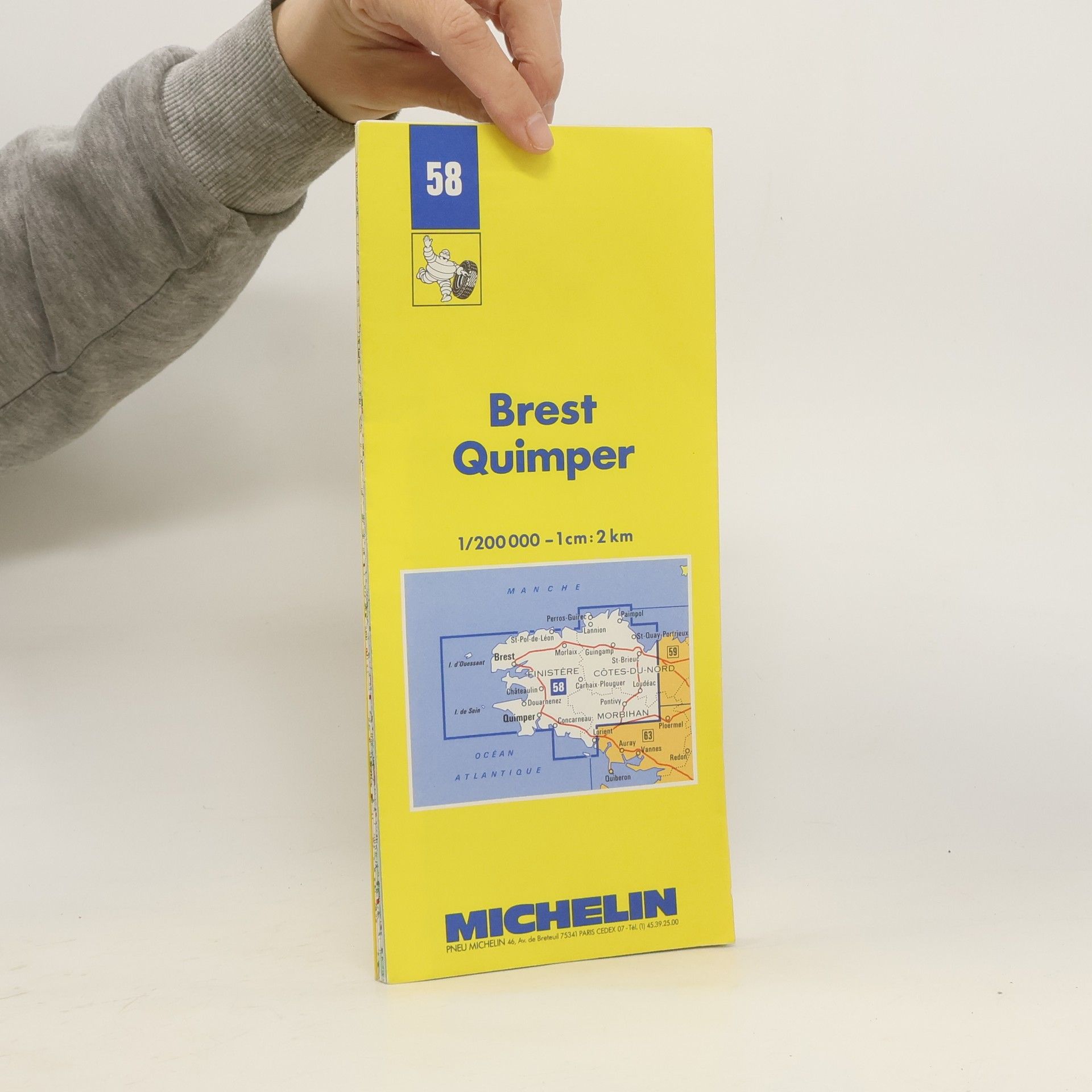 Autores varios Michelin Brest/Quimper 1:200 000