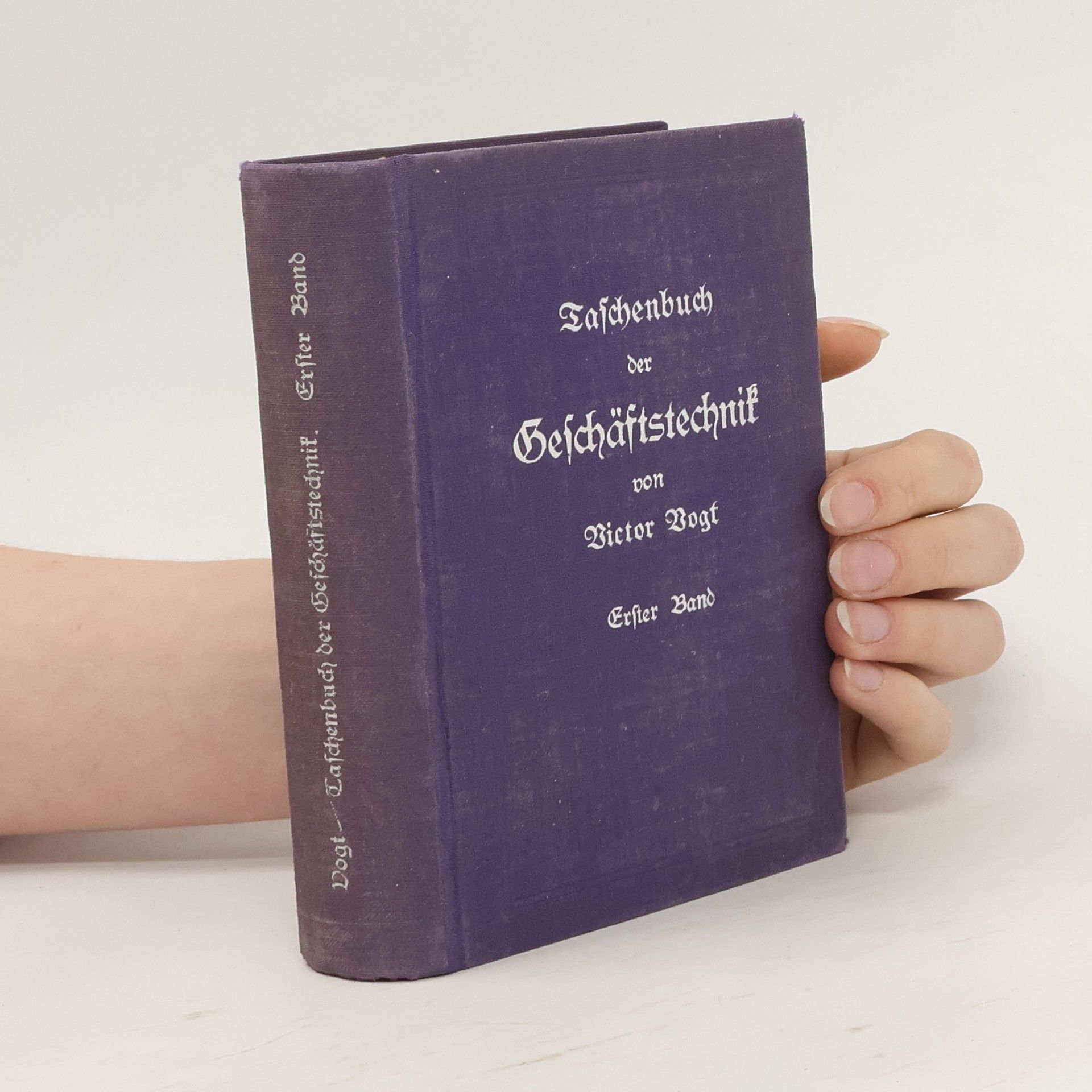 Victor Vogt Taschenbuch der Geschäftstechnik