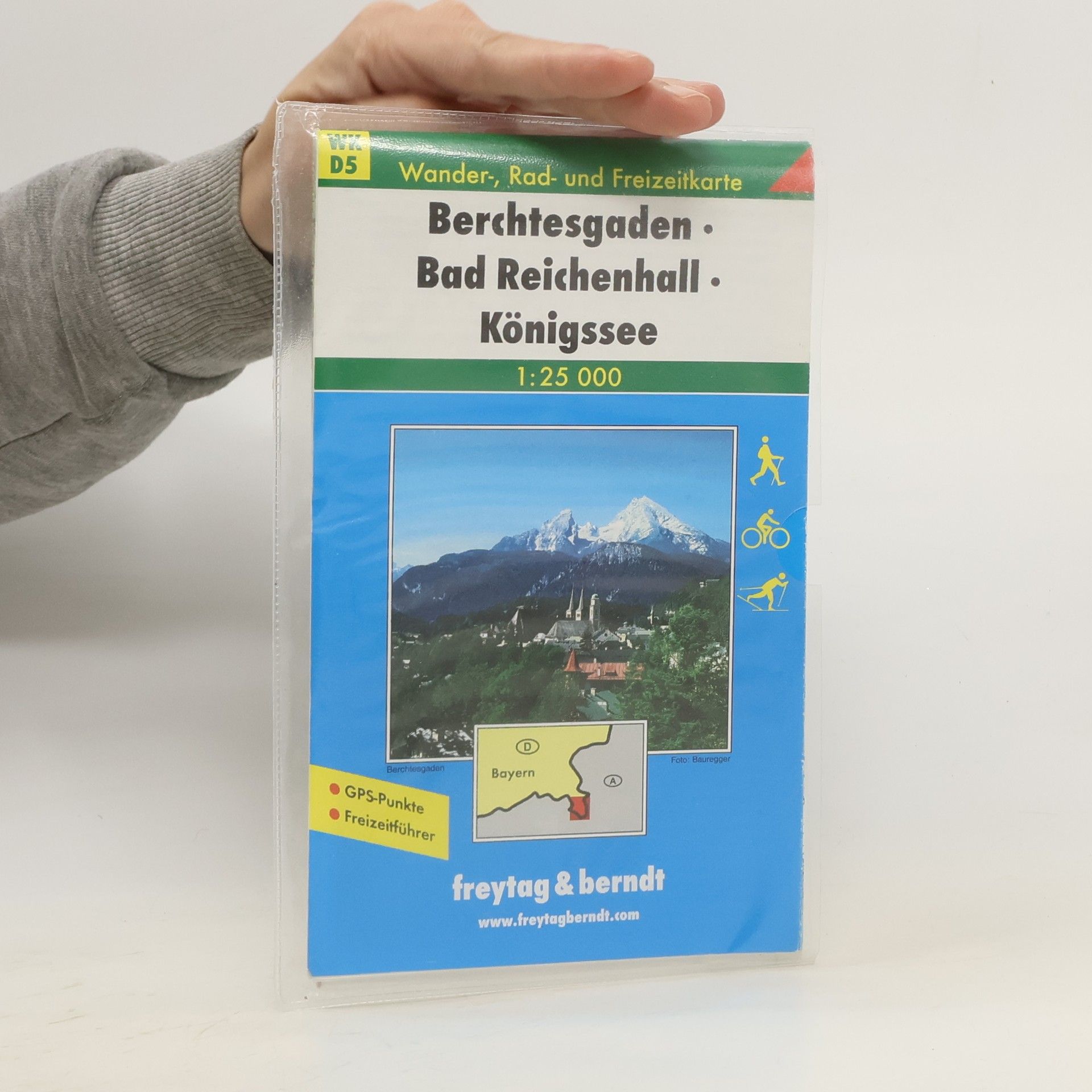 kolektiv Freytag & Berndt Wander-, Rad- und Freizeitkarte Berchtesgaden, Bad Reichenhall, Königssee