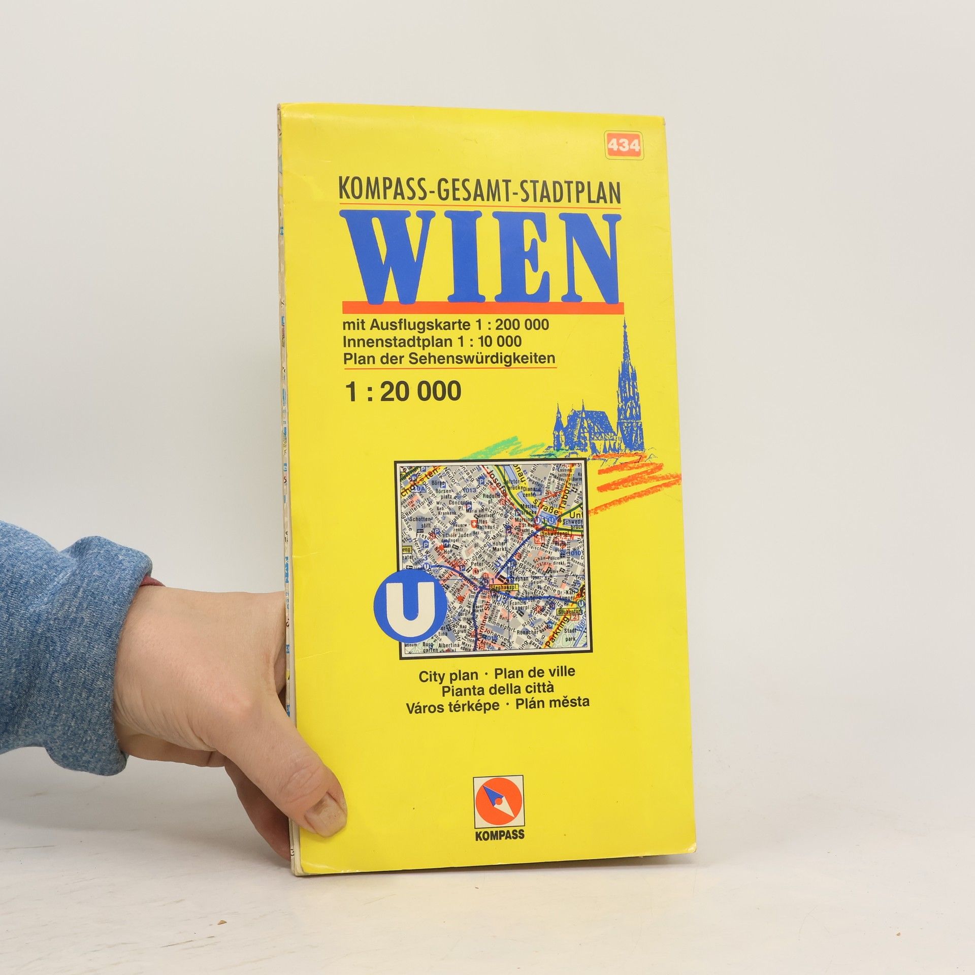 Autorenkollektiv Kompass-Gesamt-Stadtplan. Wien 1:20 000