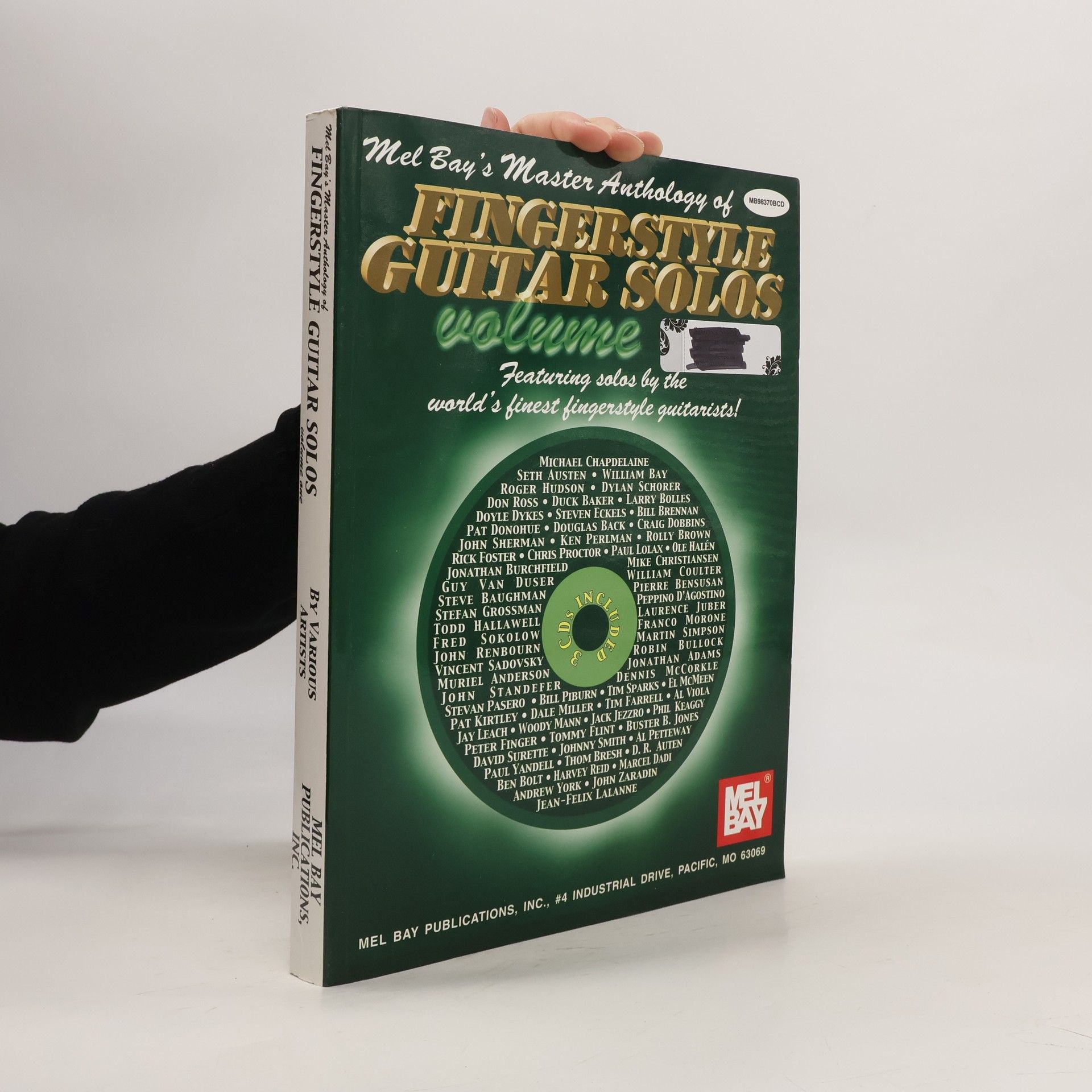 kolektiv Mel Bay's Master Anthology of Fingerstyle Guitar Solos