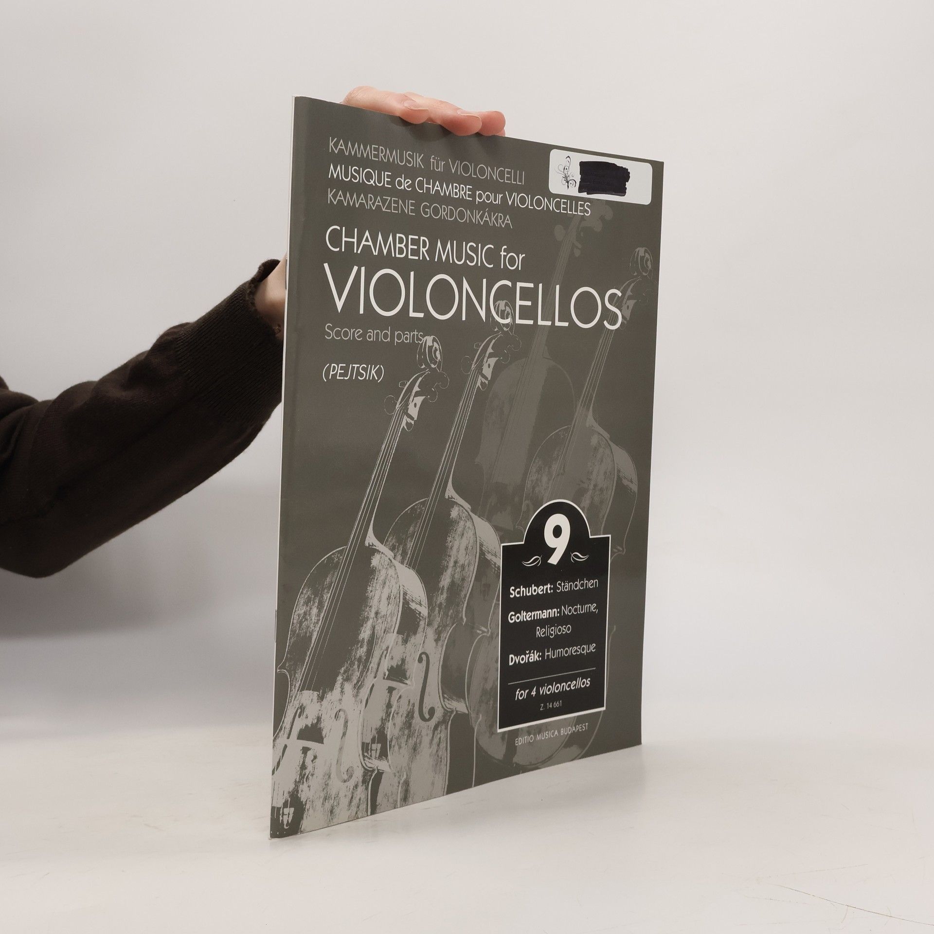 Autores varios Kammermusik für Violoncelli. Musique de Chambre pour Violoncelles. Kamarazene Gordonkákra. Chamber Music of Viloncellos 9