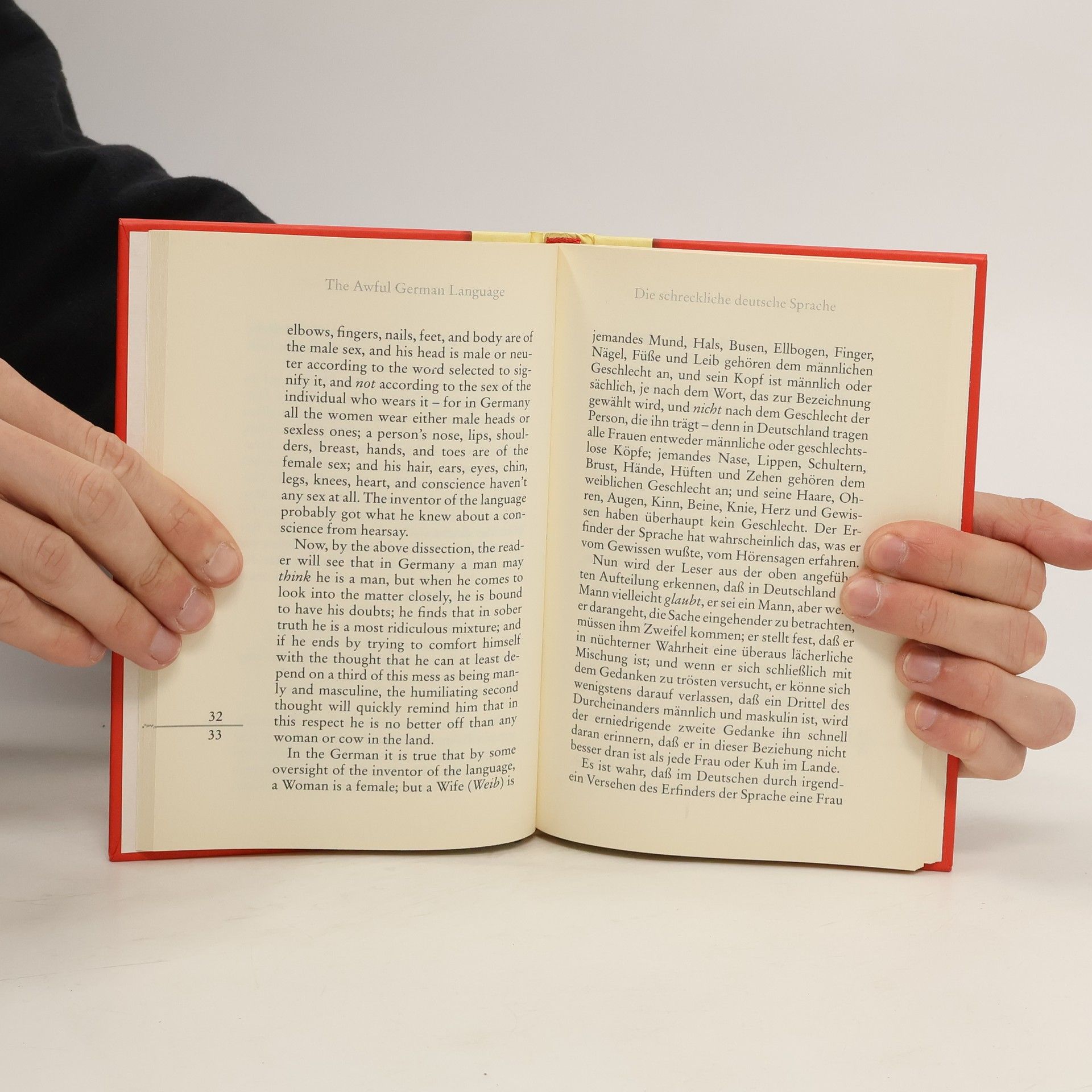 Mark Twain The awful German language