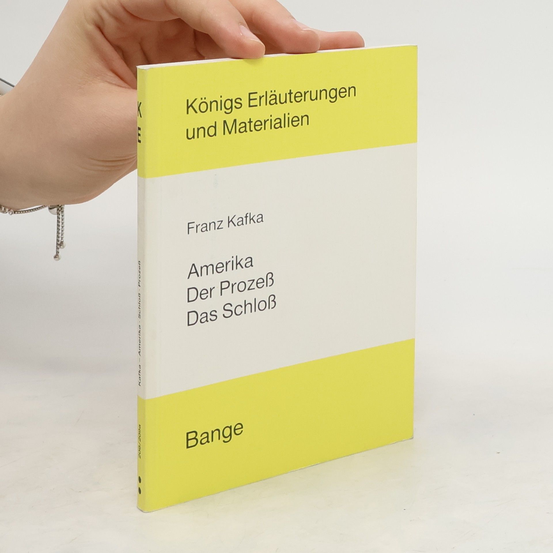 Martin Pfeifer Erläuterungen zu Franz Kafka Amerika, Der Prozess, Das Schloss