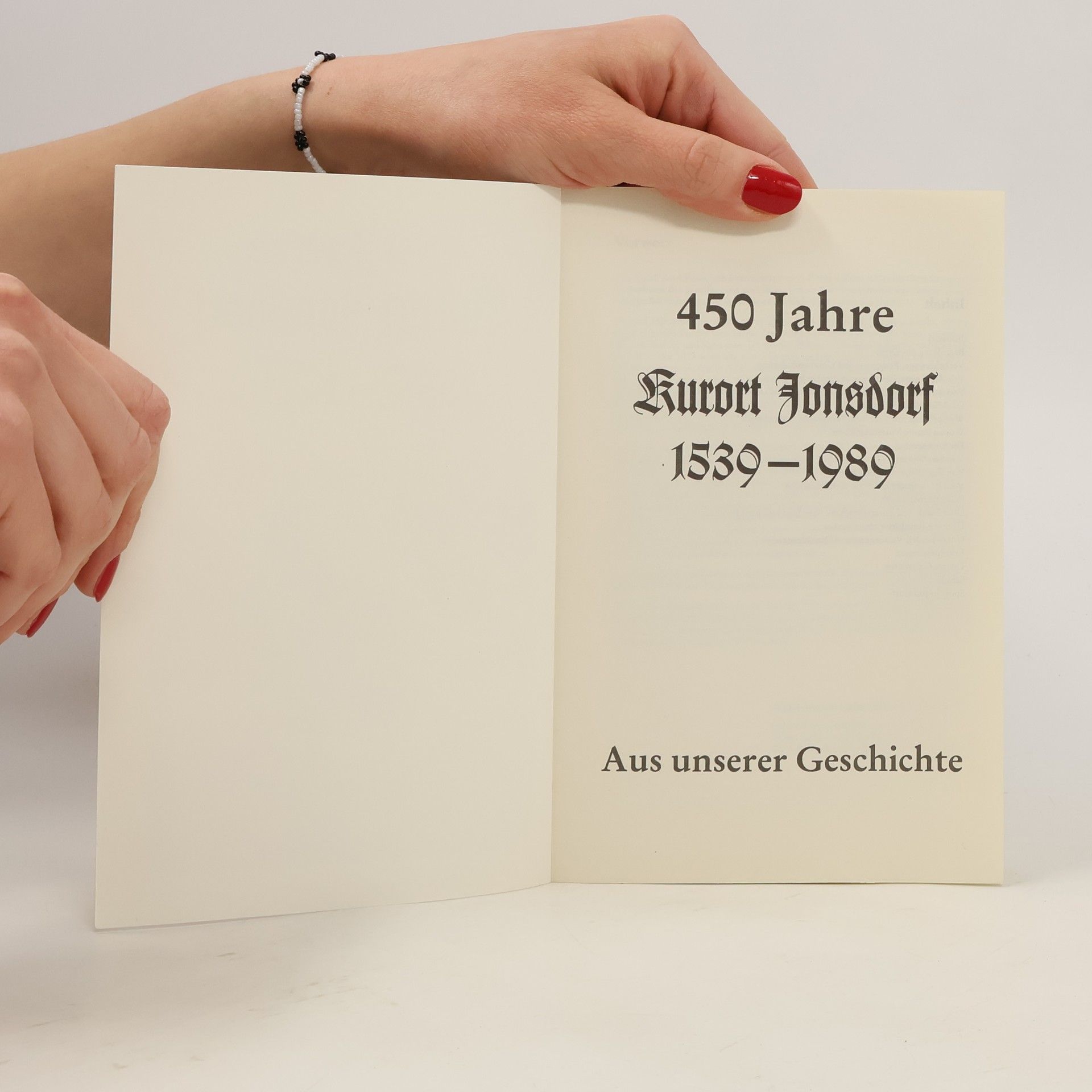 kolektiv 450 Jahre Kurort Jonsdorf 1539-1989