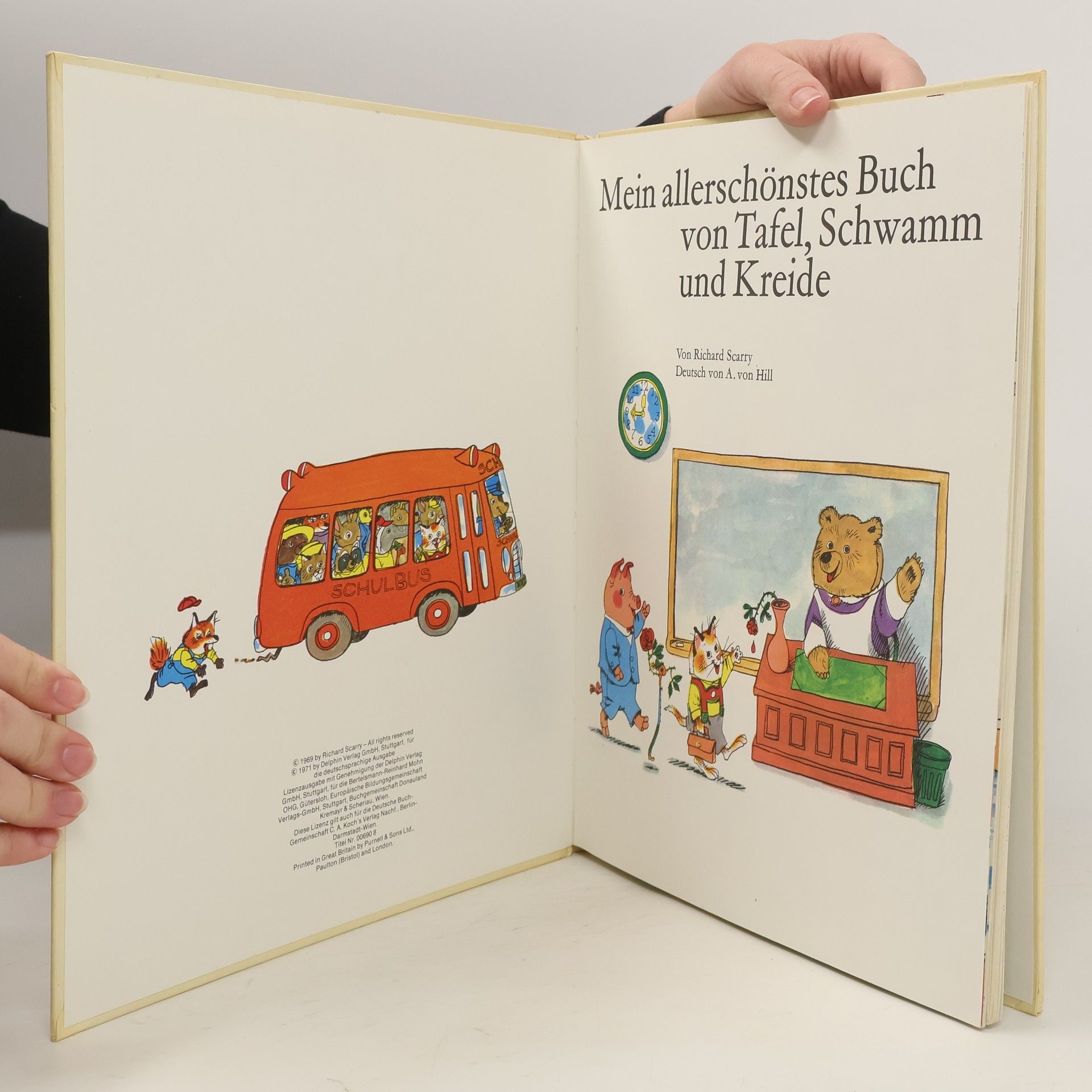 Richard Scarry Mein allerschönstes Buch von Tafel, Schwamm und Kreide