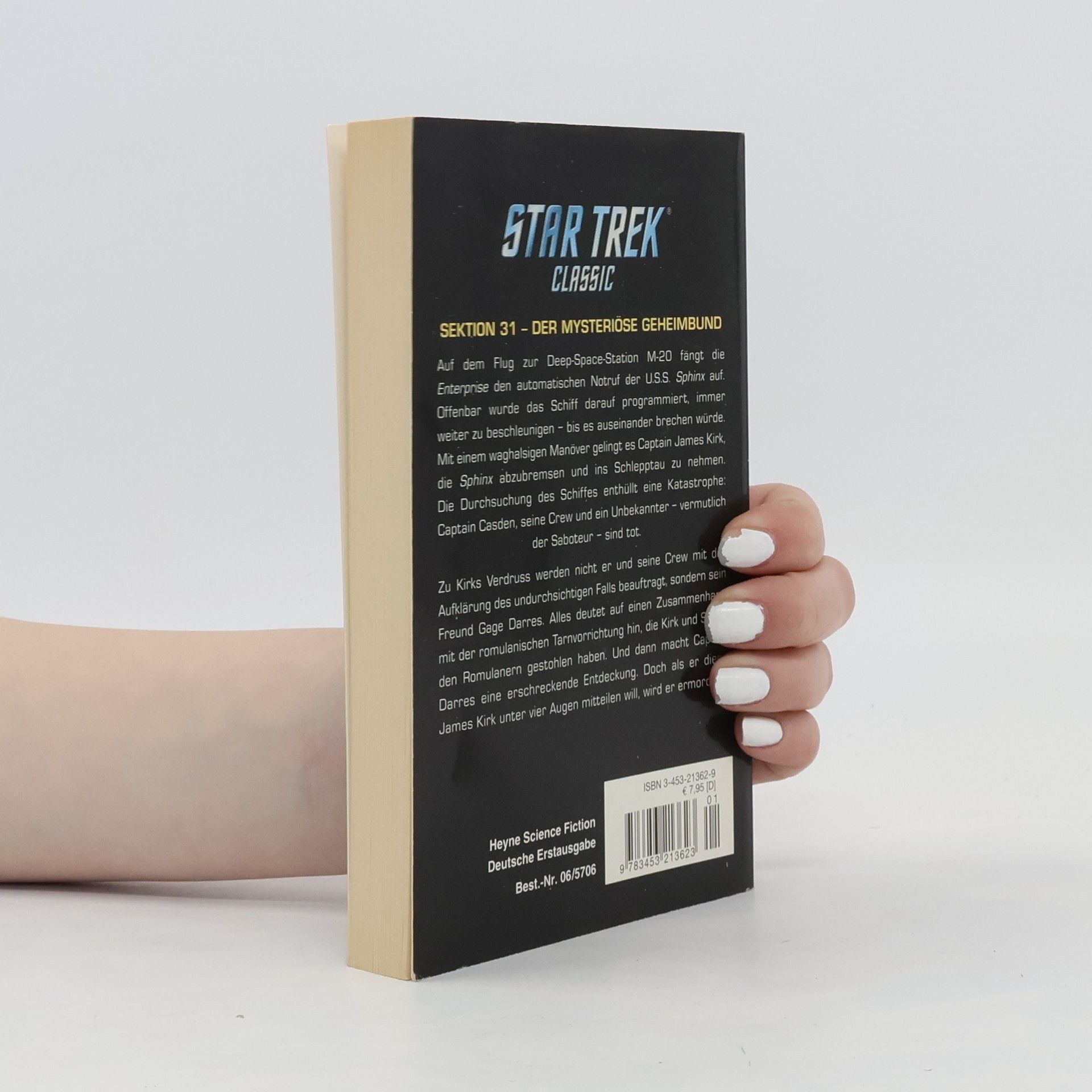 S.D. Perry Star Trek Classic, Der dunkle Plan. Sektion 31