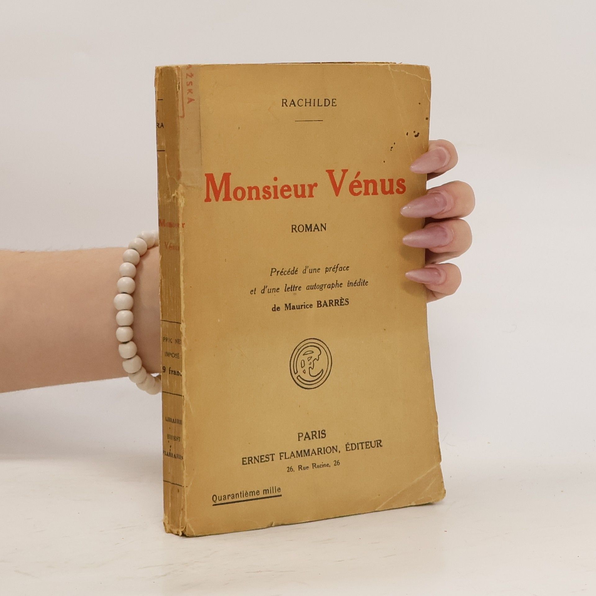 Rachilde Monsieur Vénus