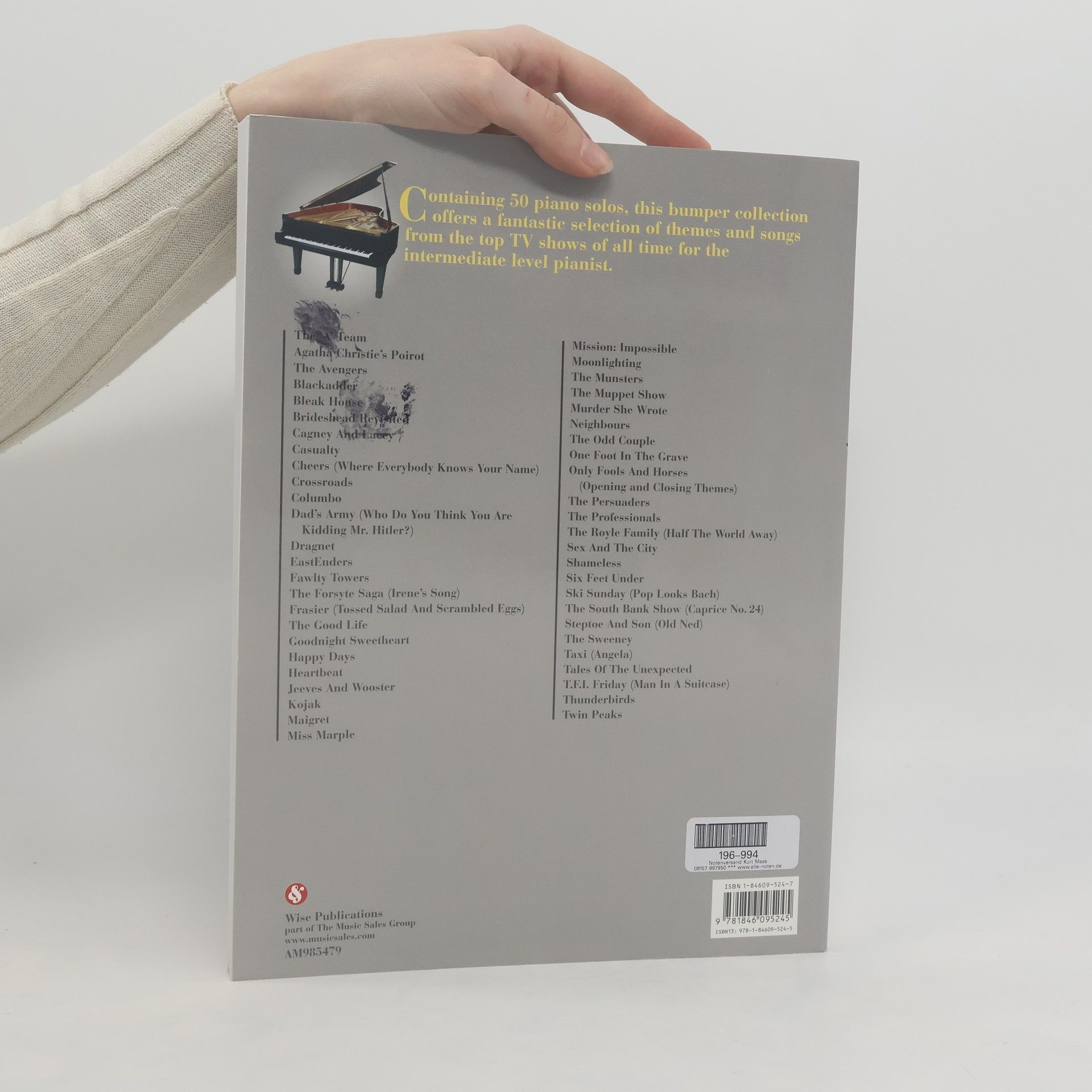 AA.VV. Great Piano Solos: The TV Book