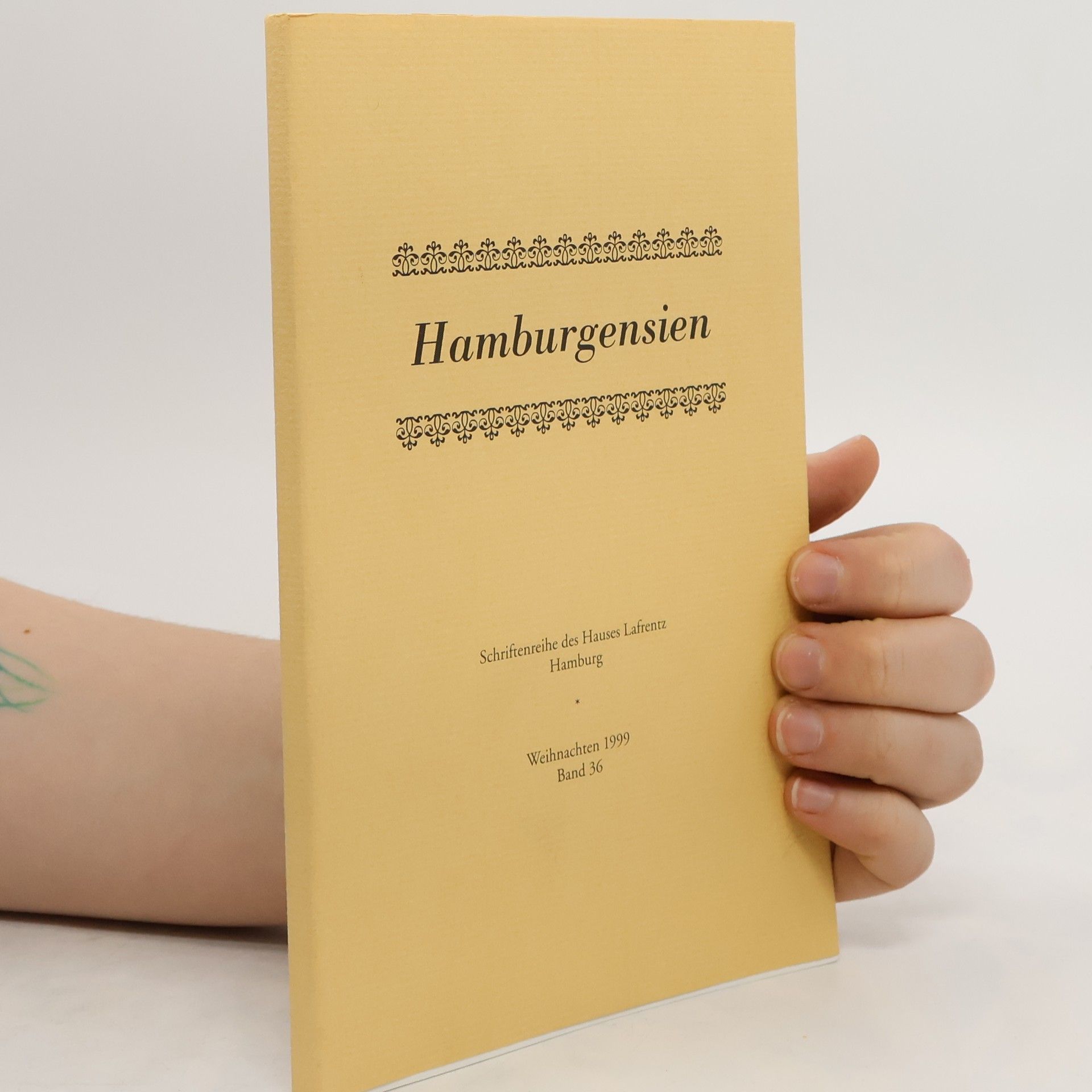 kolektiv Hamburgensien. Weihnachten 1999 Band 36