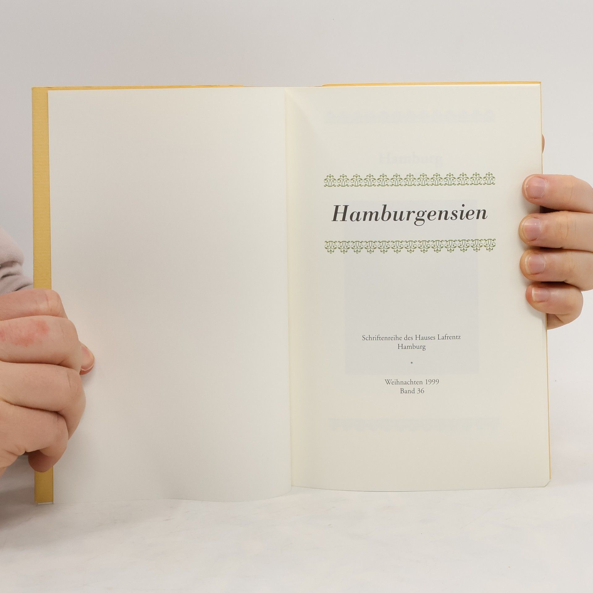 kolektiv Hamburgensien. Weihnachten 1999 Band 36